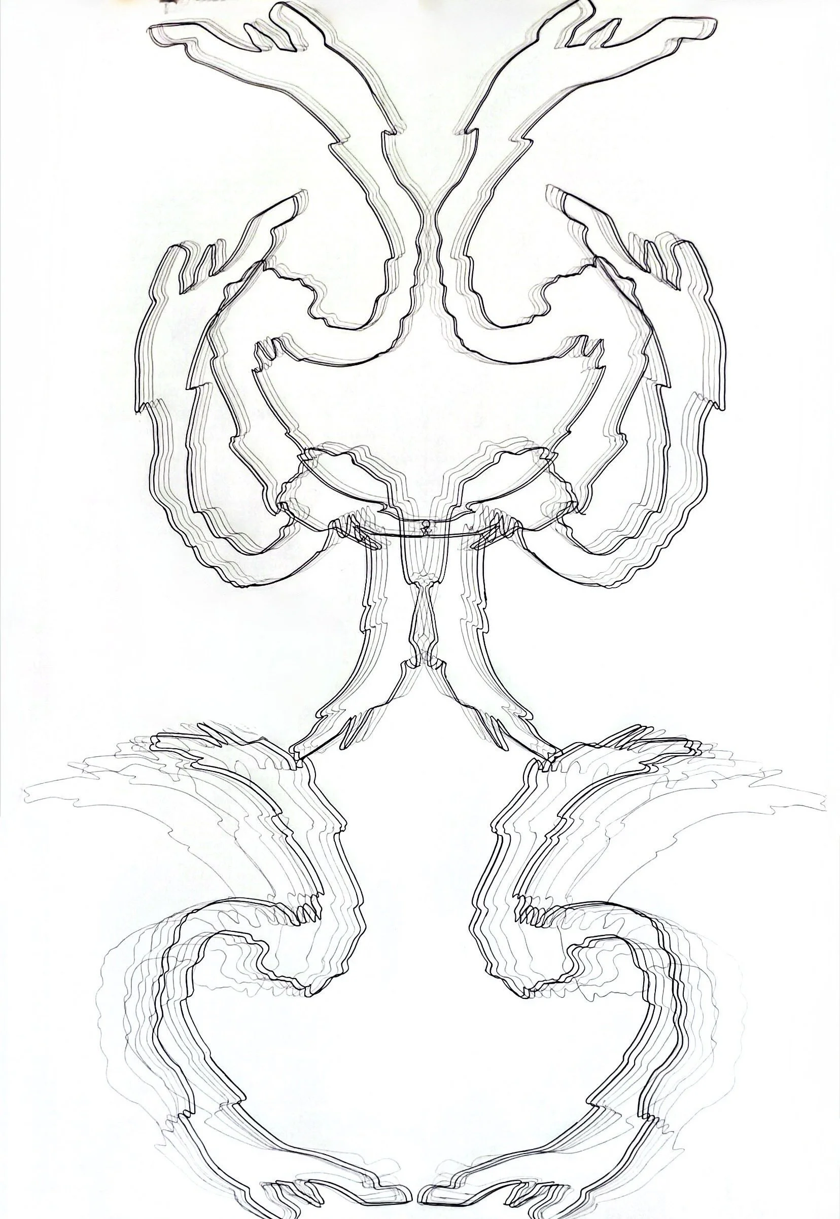 Jule Tabea Martin, Stability Is a Performed Form, 2026. Pencil Drawings