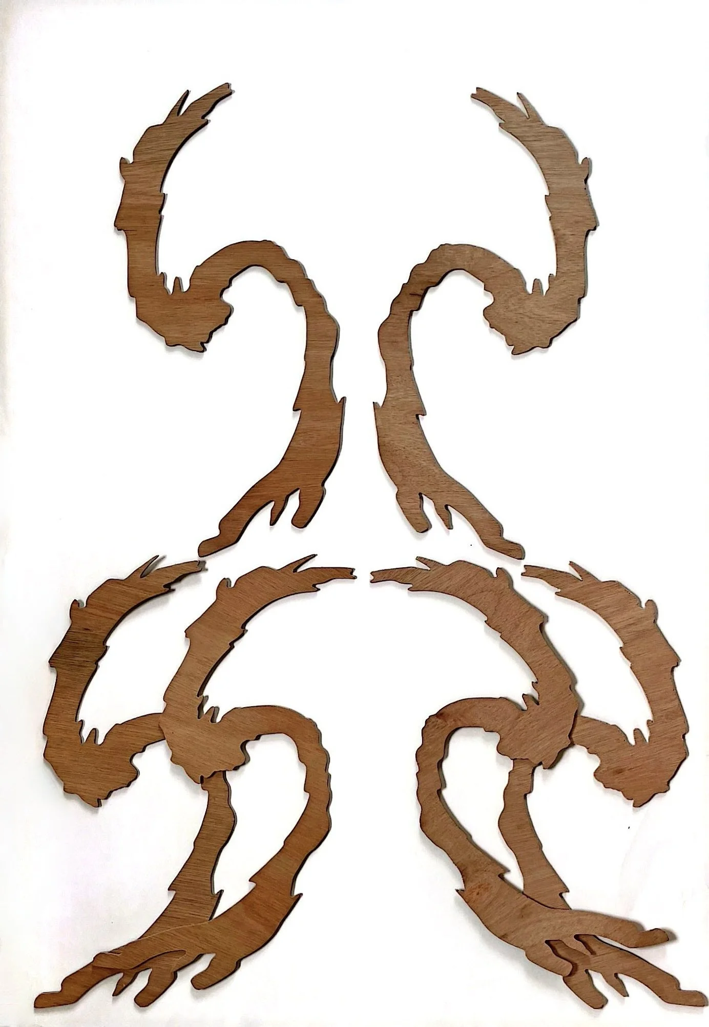 Jule Tabea Martin, Stability Is a Performed Form, 2026. Wood sculpture