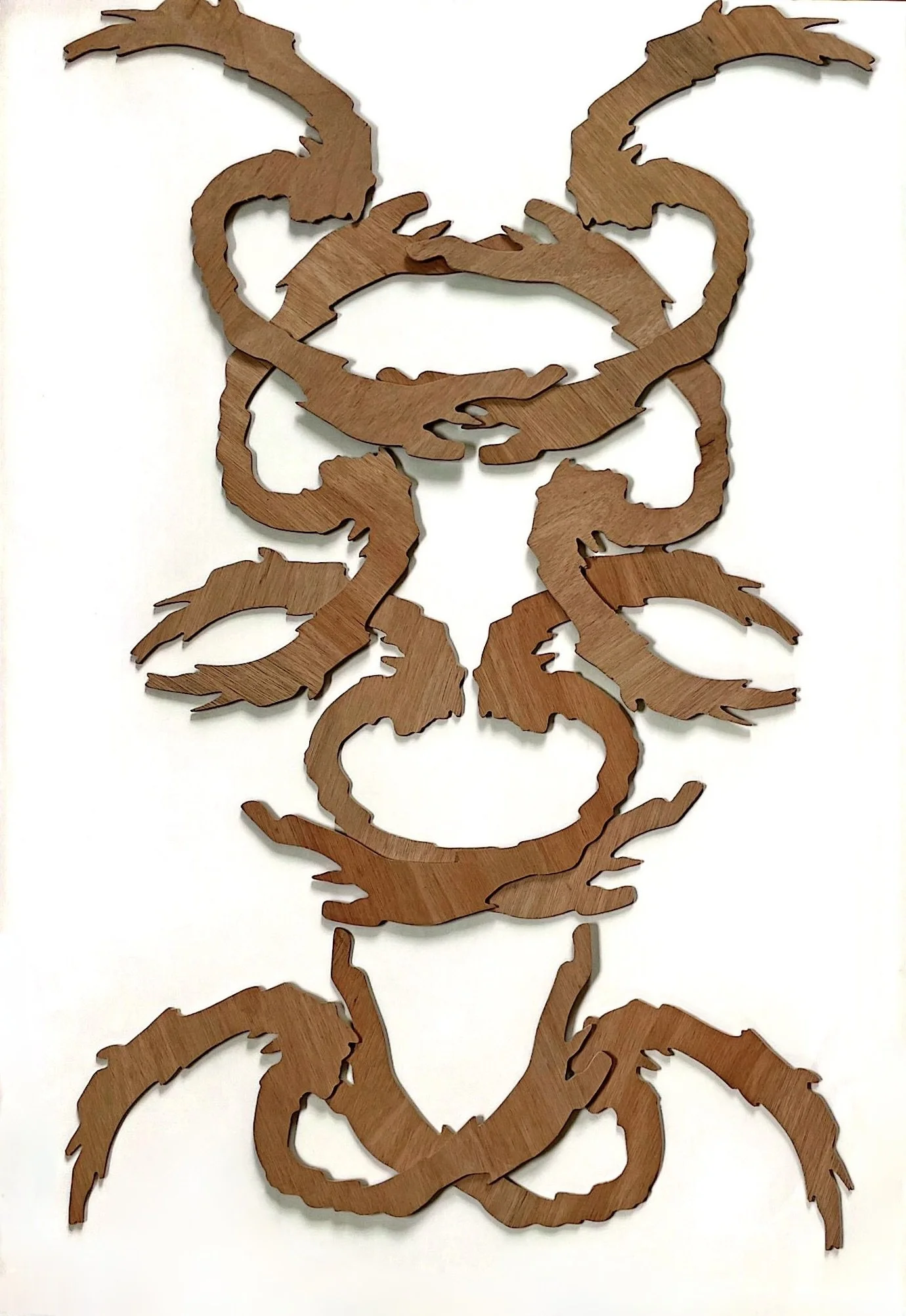 Jule Tabea Martin, Stability Is a Performed Form, 2026. Wood sculpture