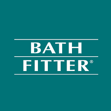 Bath Fitter logo with white text on a teal background