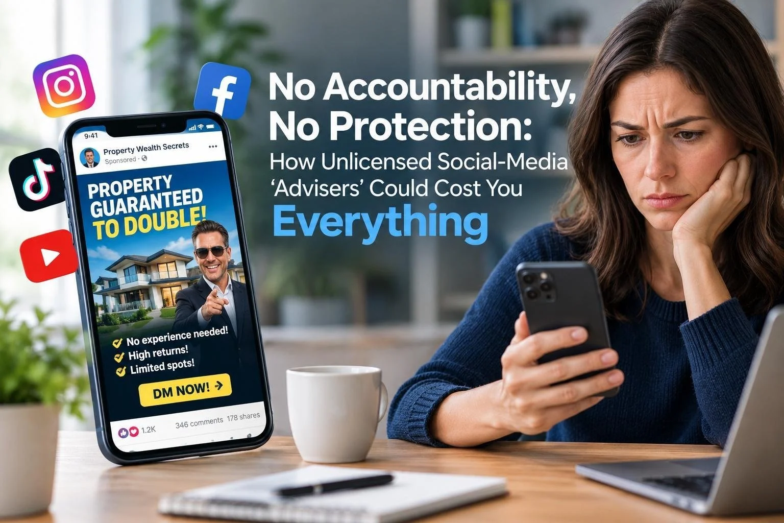 Social‑Media Financial Advice: What Consumer Protections Could You Be Giving Up?