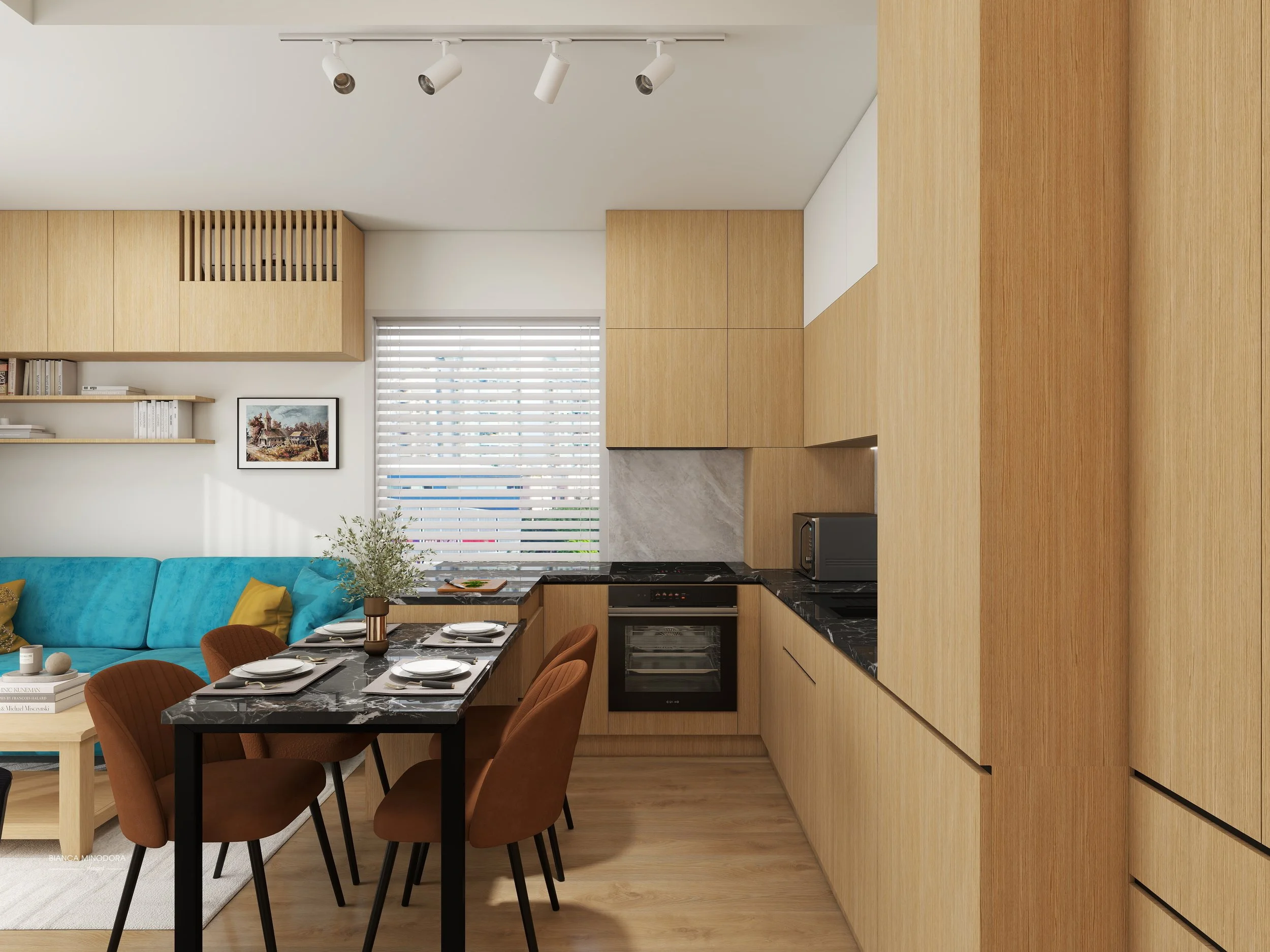 design interior bucatarie