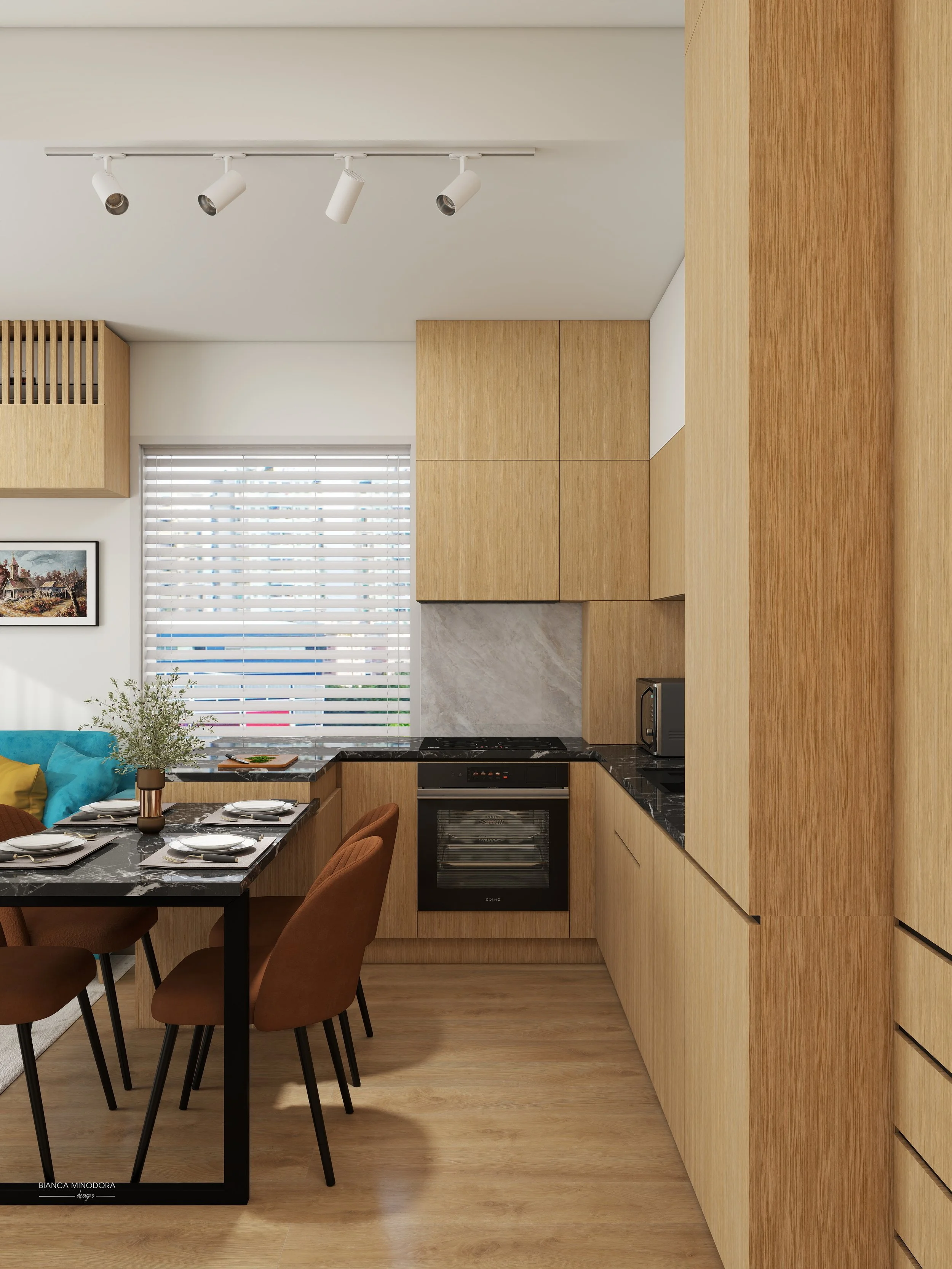 design interior bucatarie