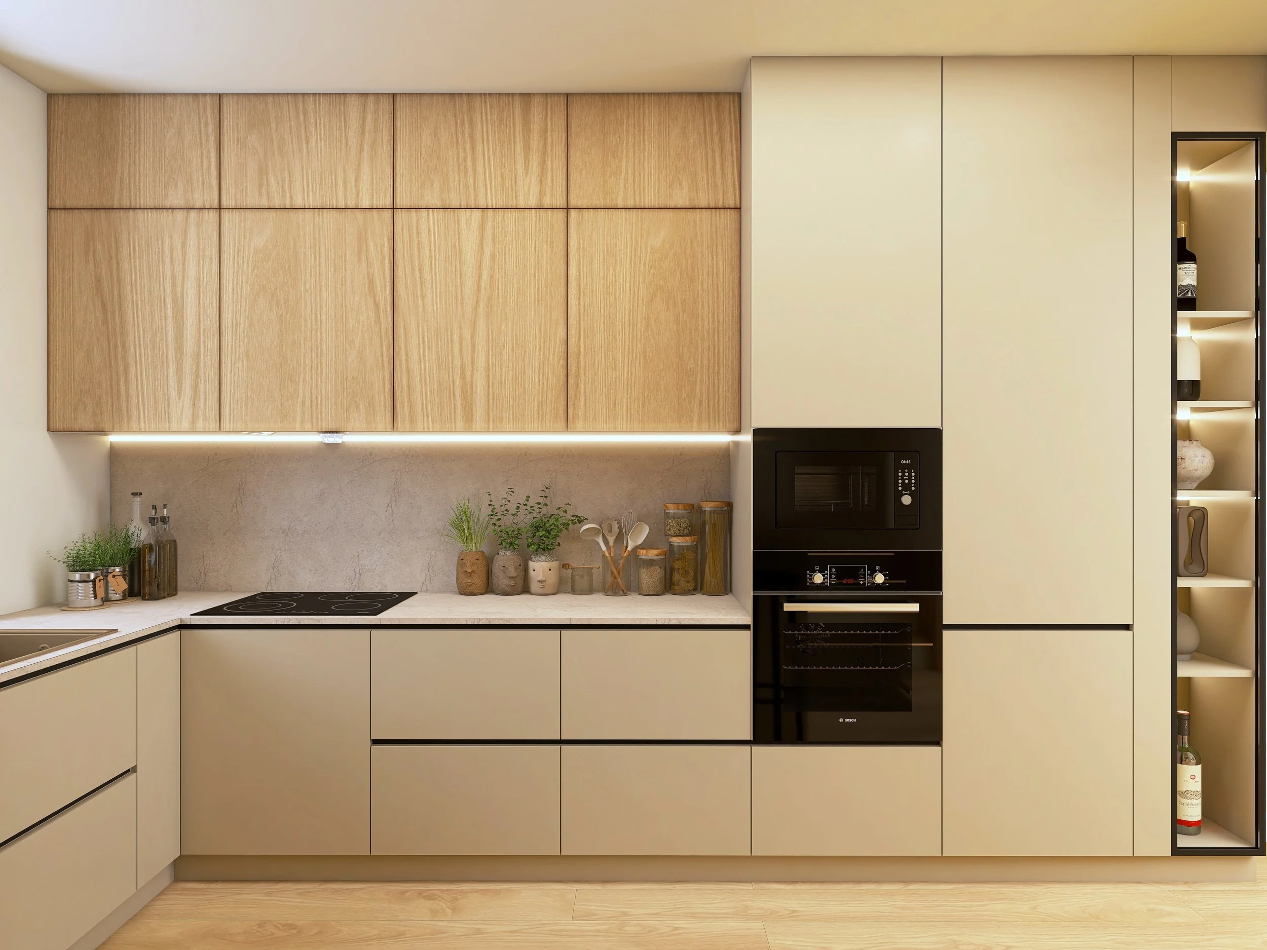 design interior bucatarie