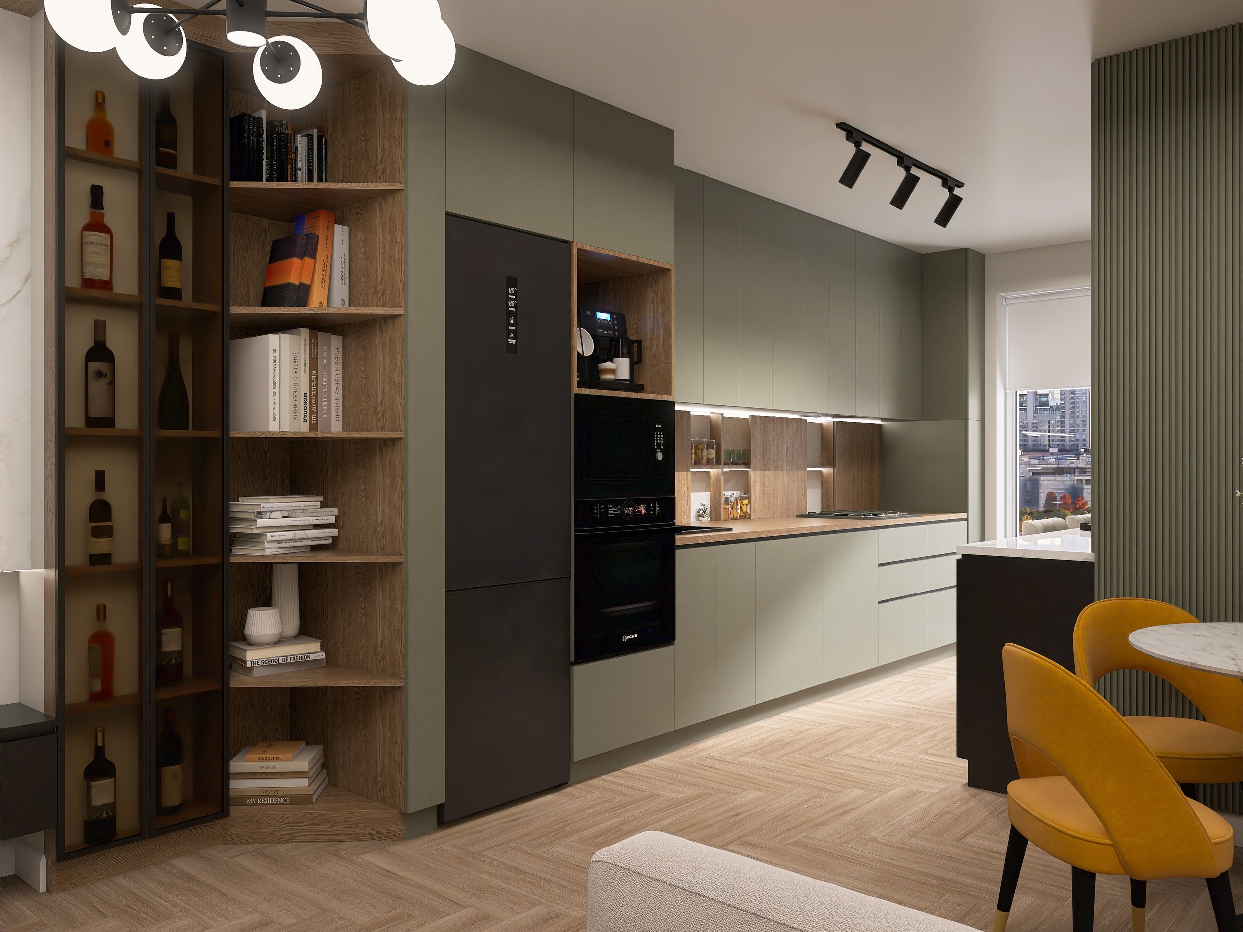 design interior bucatarie