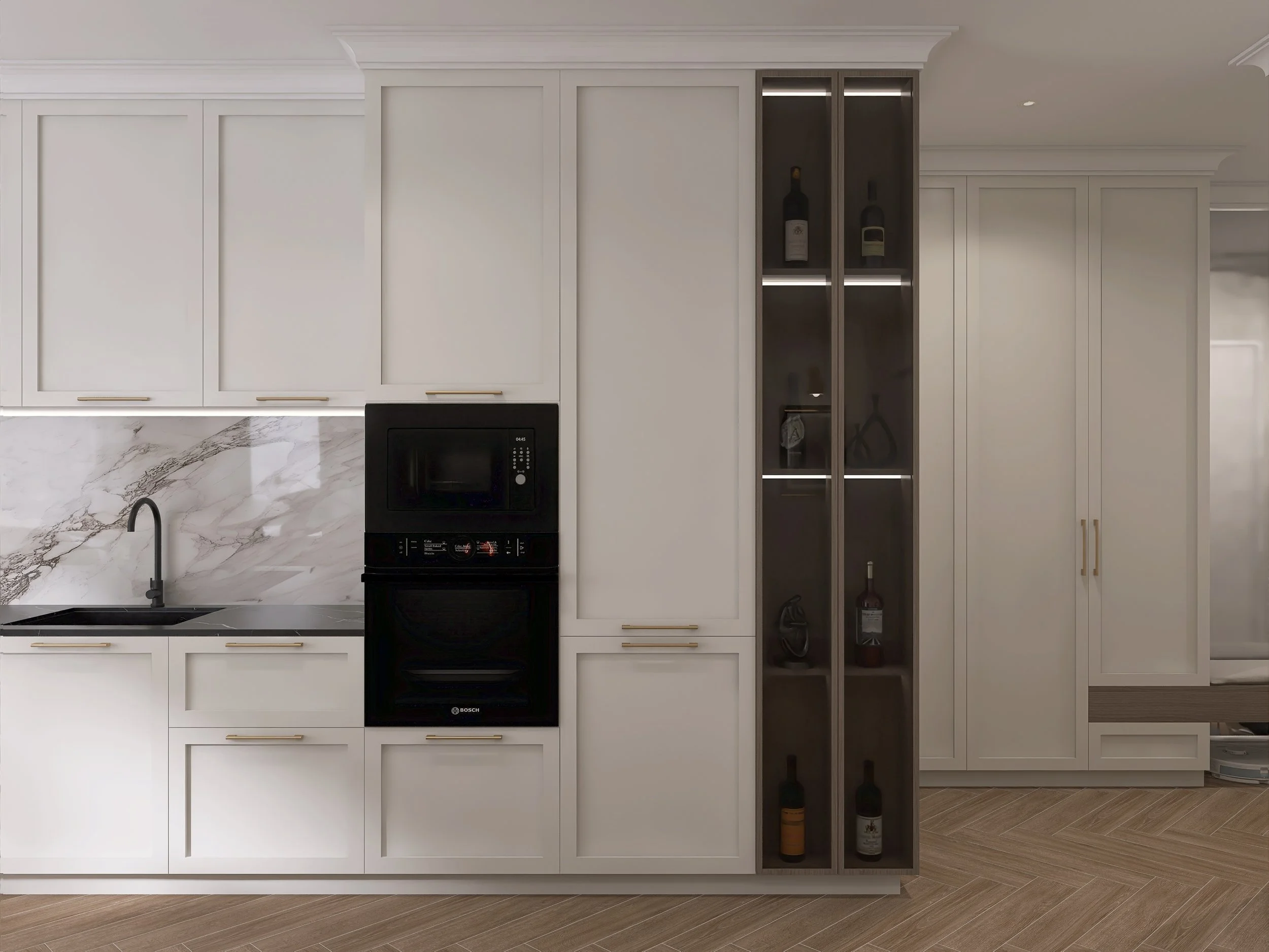 design interior bucatarie