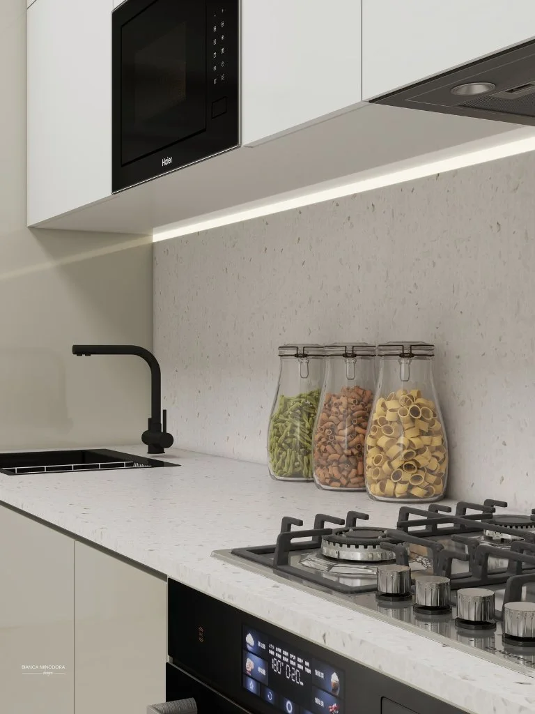 design interior bucatarie