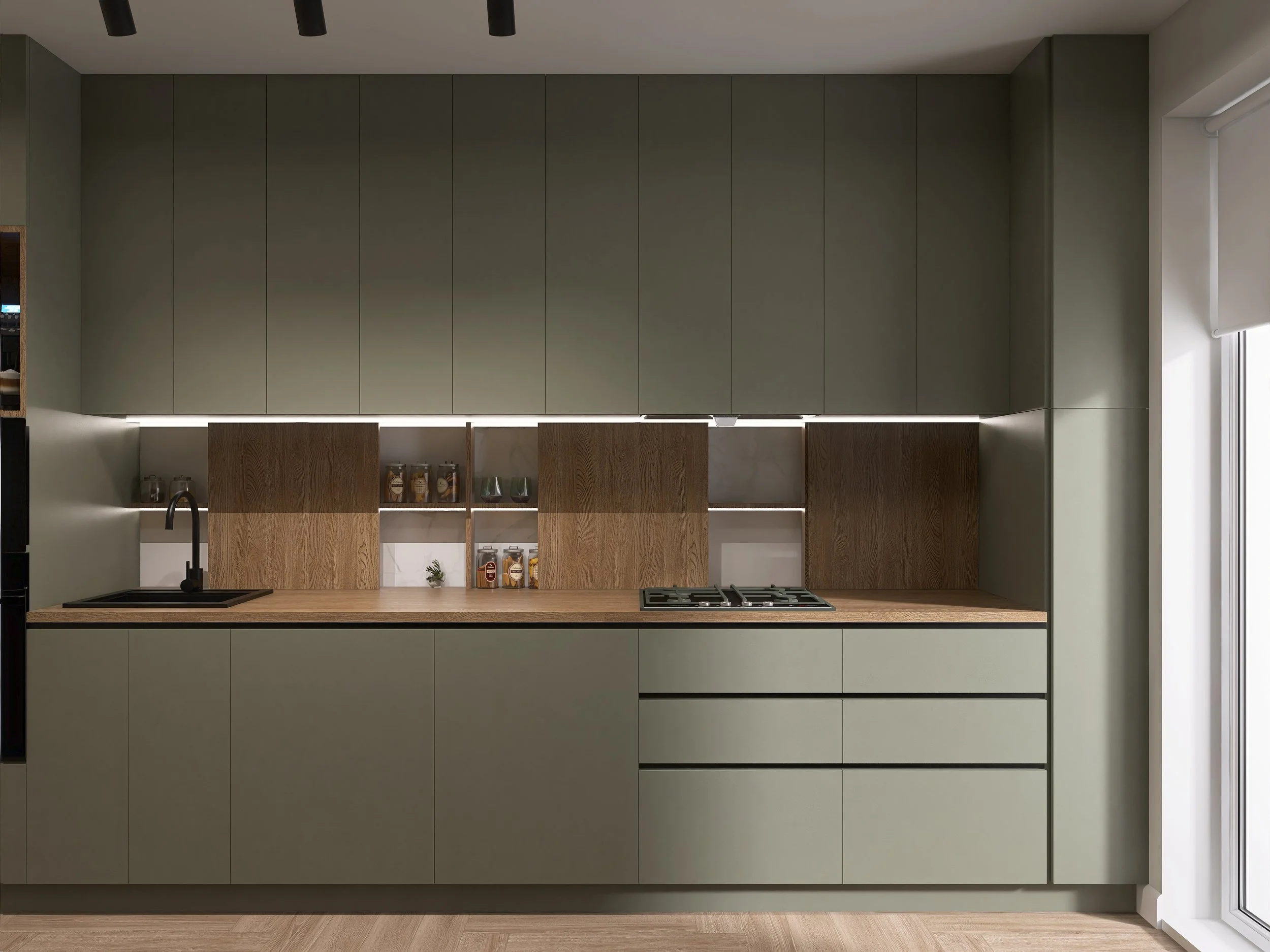 design interior bucatarie