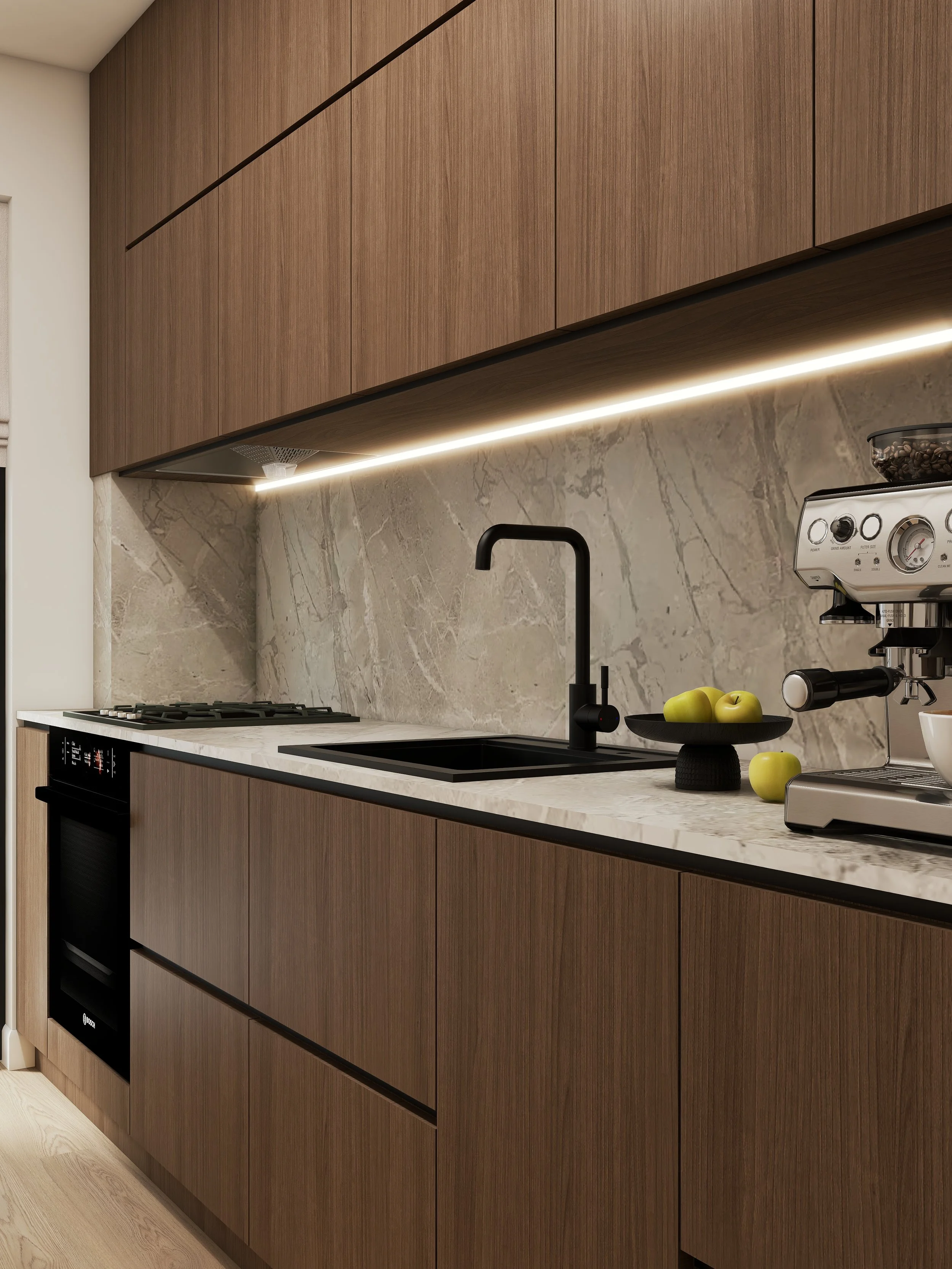 design interior bucatarie