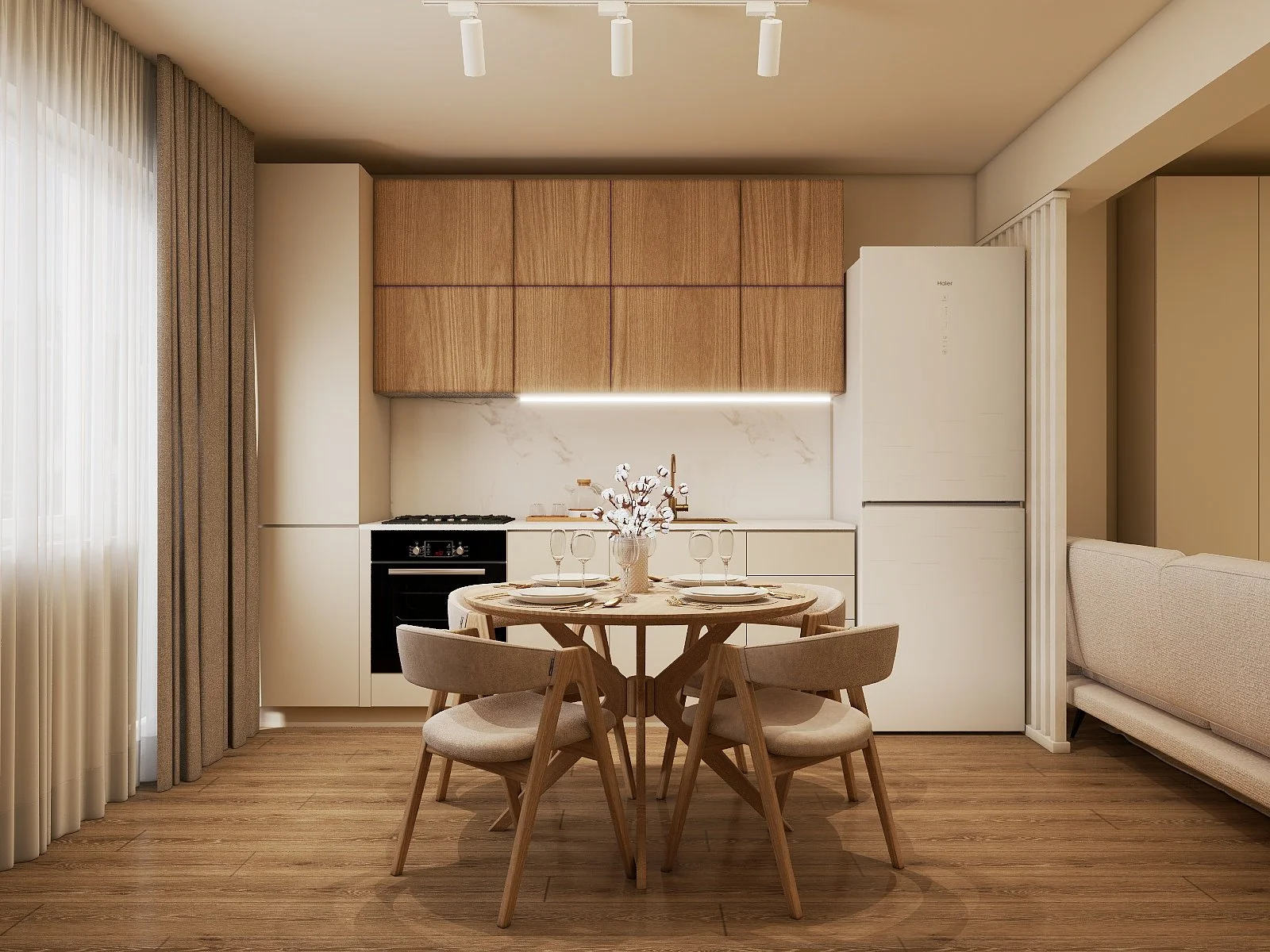 design interior bucatarie