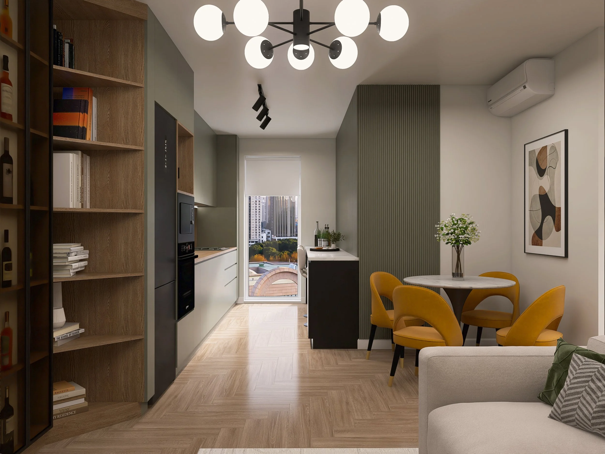 design interior bucatarie