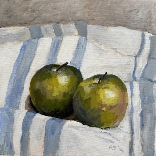 Apples. Acrylic. 30cm x 30cm. 
