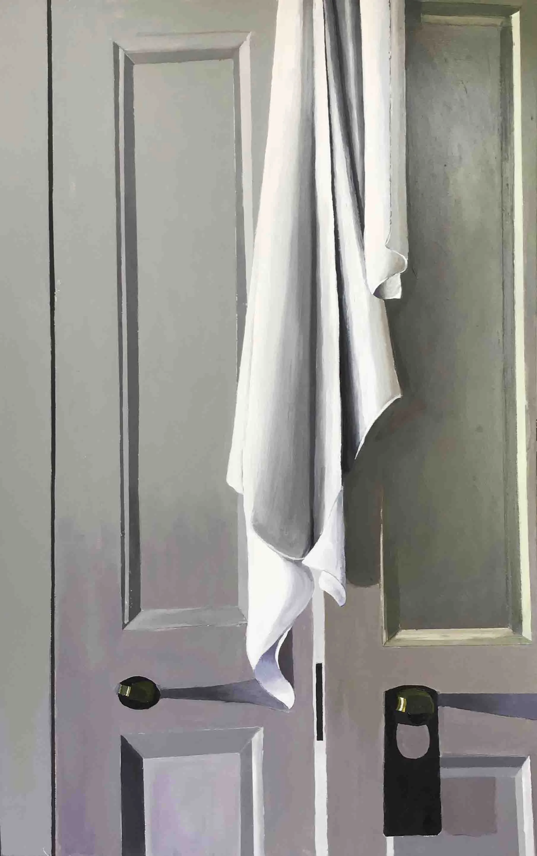 Hotel Morning. Acrylics on canvas, 123 x 78 cm.