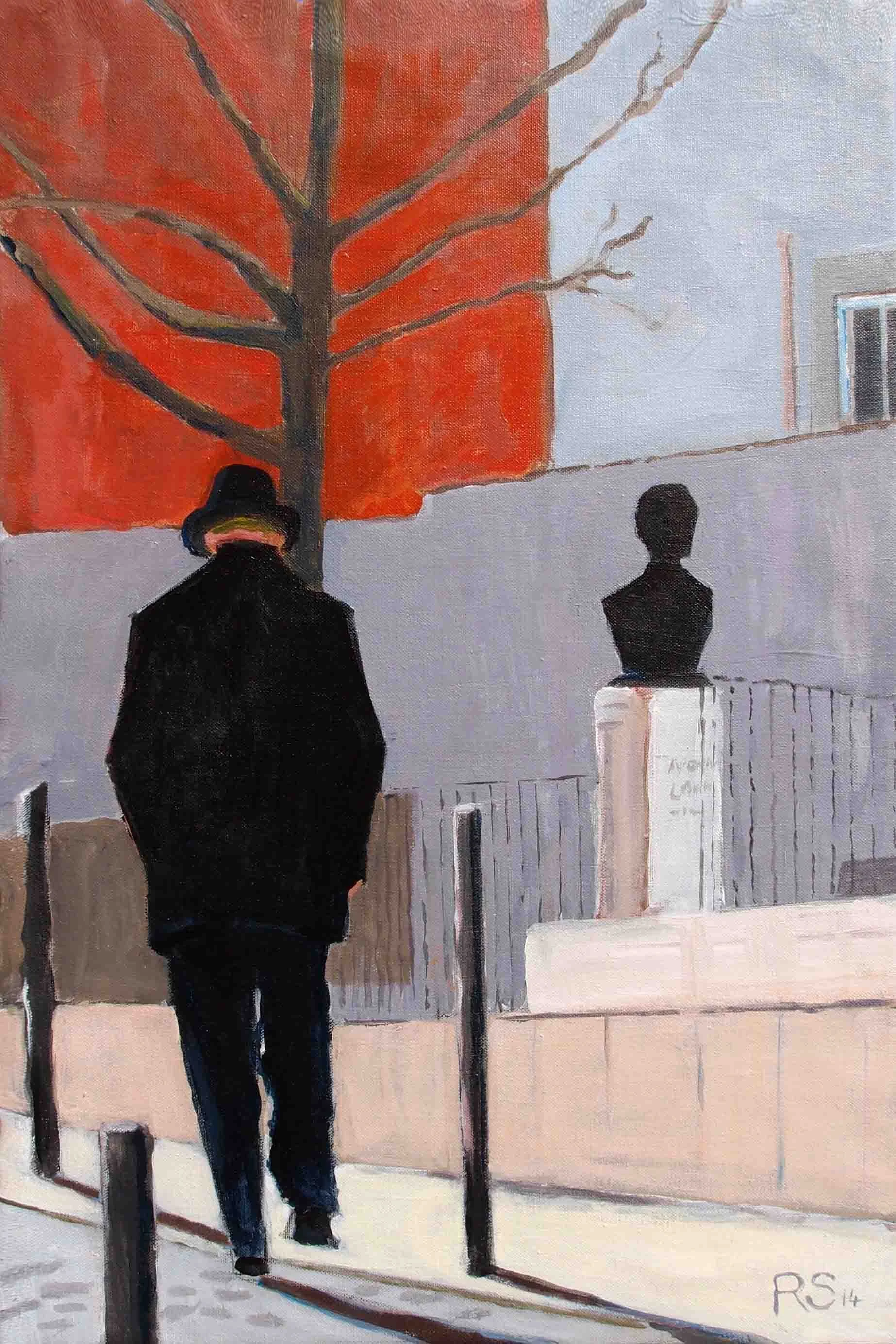 Silence. Acrylics on canvas, 60 x 40 cm. SOLD