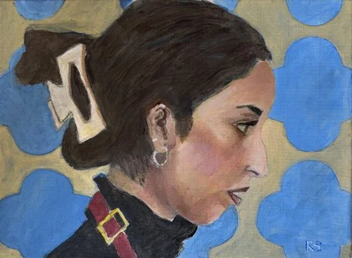Maria. Acrylic. 30cm x 40cm. SOLD