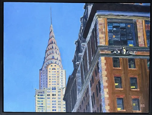 The Chrysler Building. Acrylic. 60 x80cm. SOLD