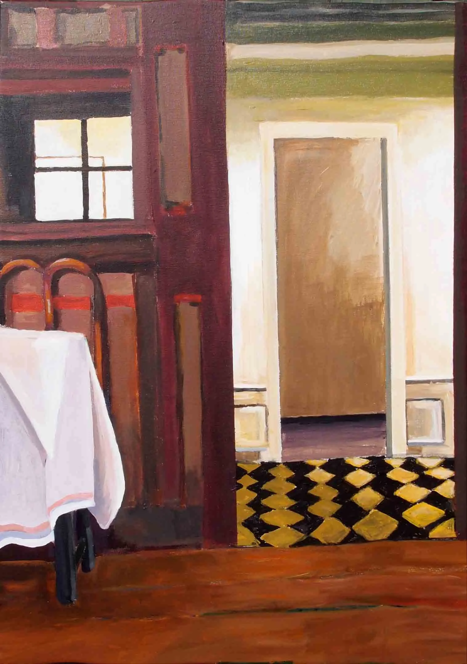 Interior. Acrylics on canvas, 80 x 60 cm. SOLD