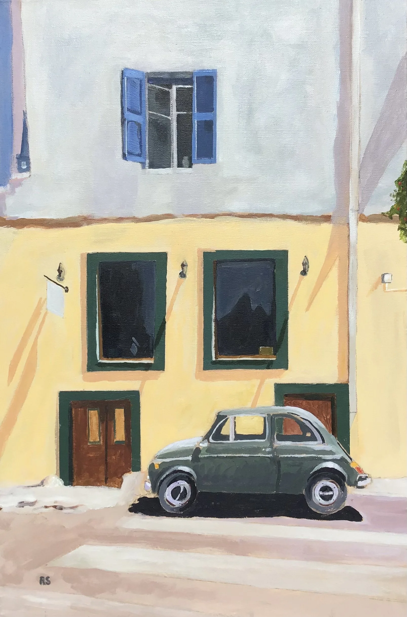 Cinquecento 500. Acrylics on canvas. 60 x 40 cm.