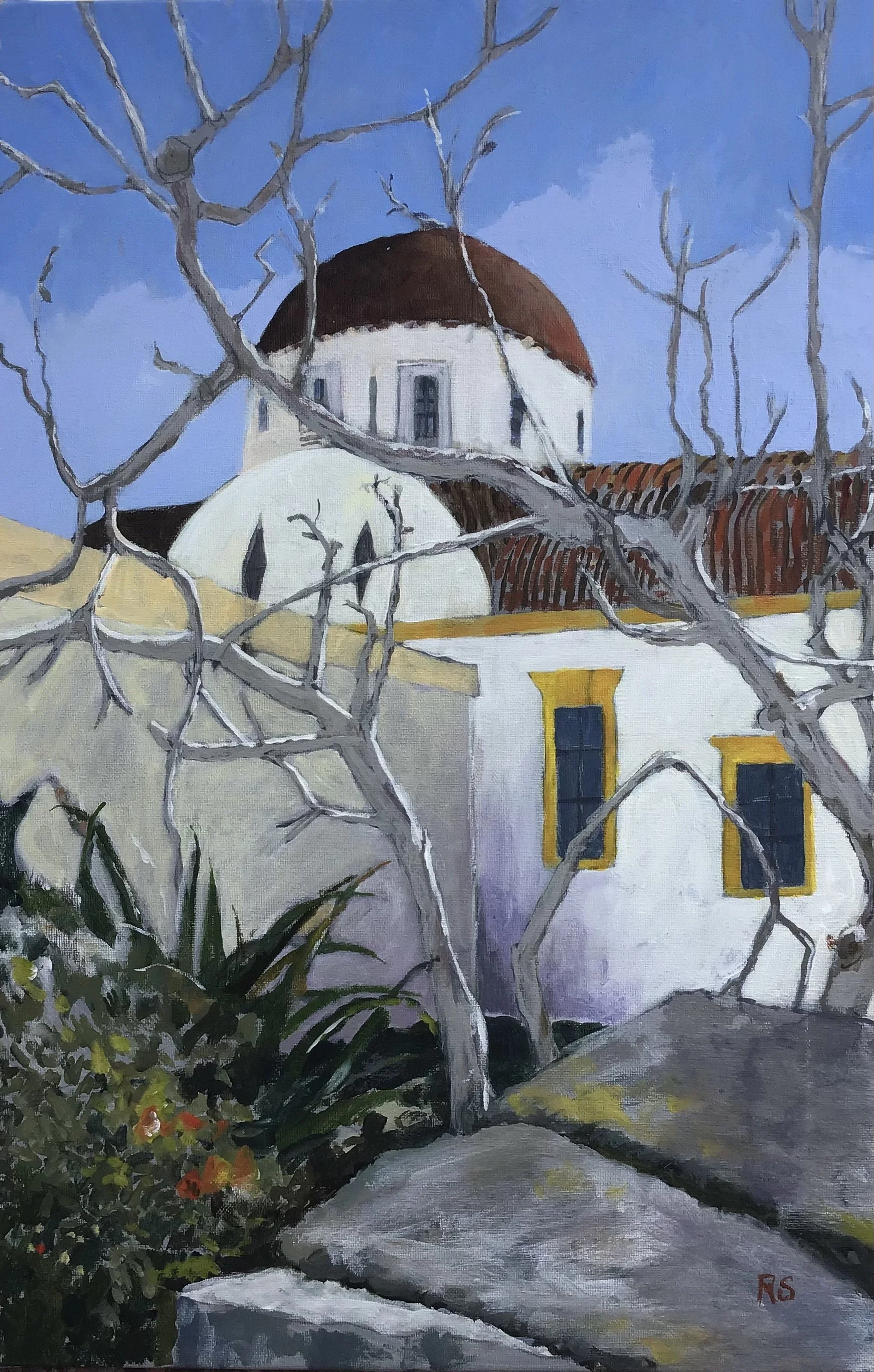 Winter Fig Tree. Acrylics on canvas. 60 x 40 cm.