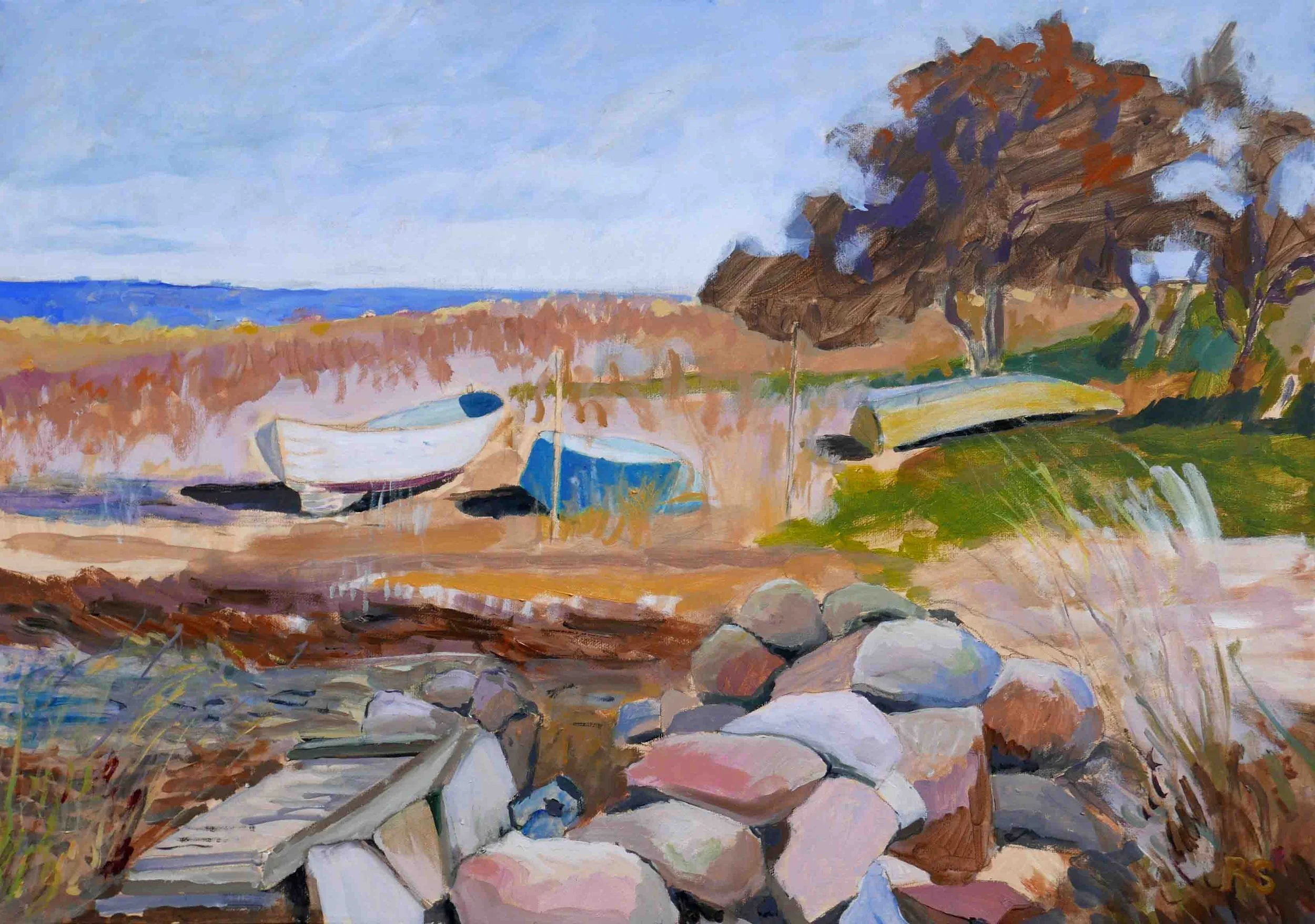 At Stege Nor. Acrylics on canvas, 50 x 70 cm. SOLD