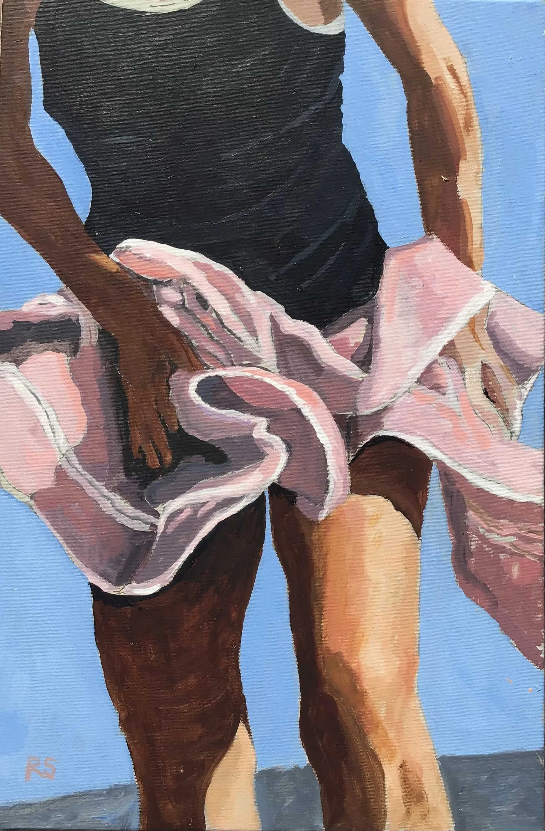 Swirl, Acrylics on canvas. 60 x 40 cm.