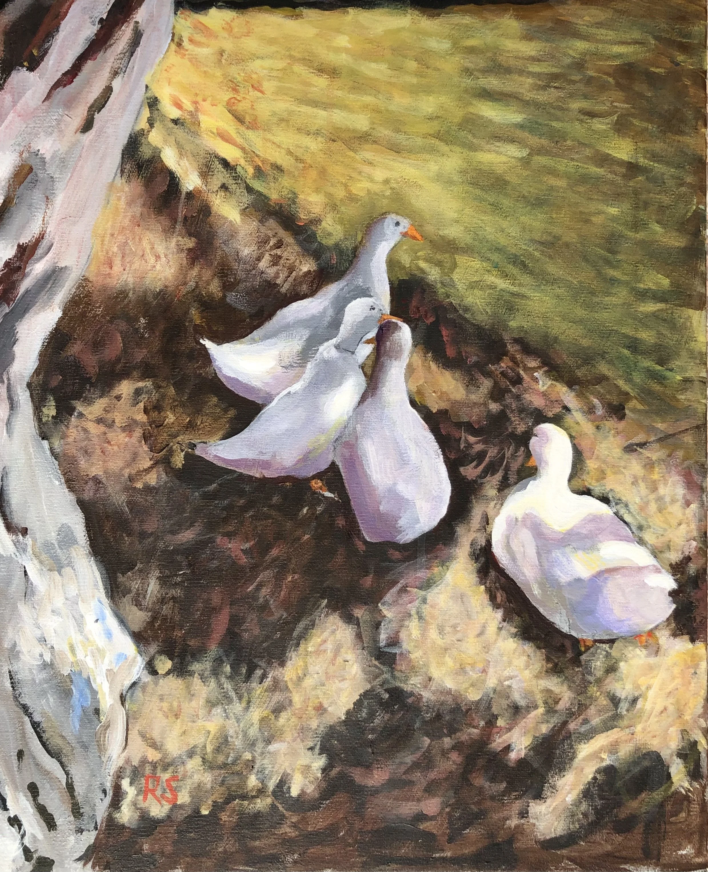 Family Outing. Acrylics on canvas. 60 x 40 cm.