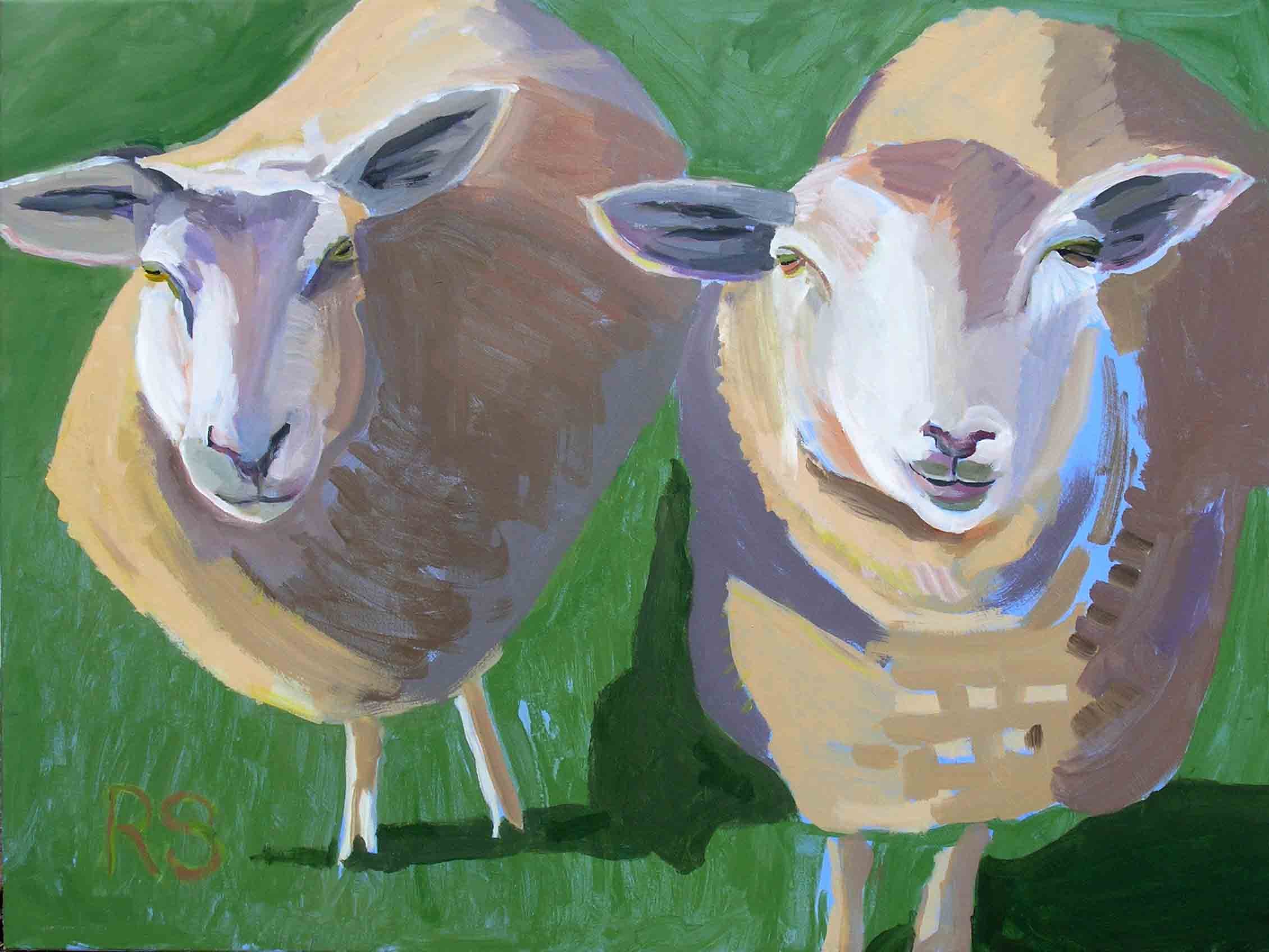 Pleased to meet you. Acrylics on canvas, 60 x 80 cm.