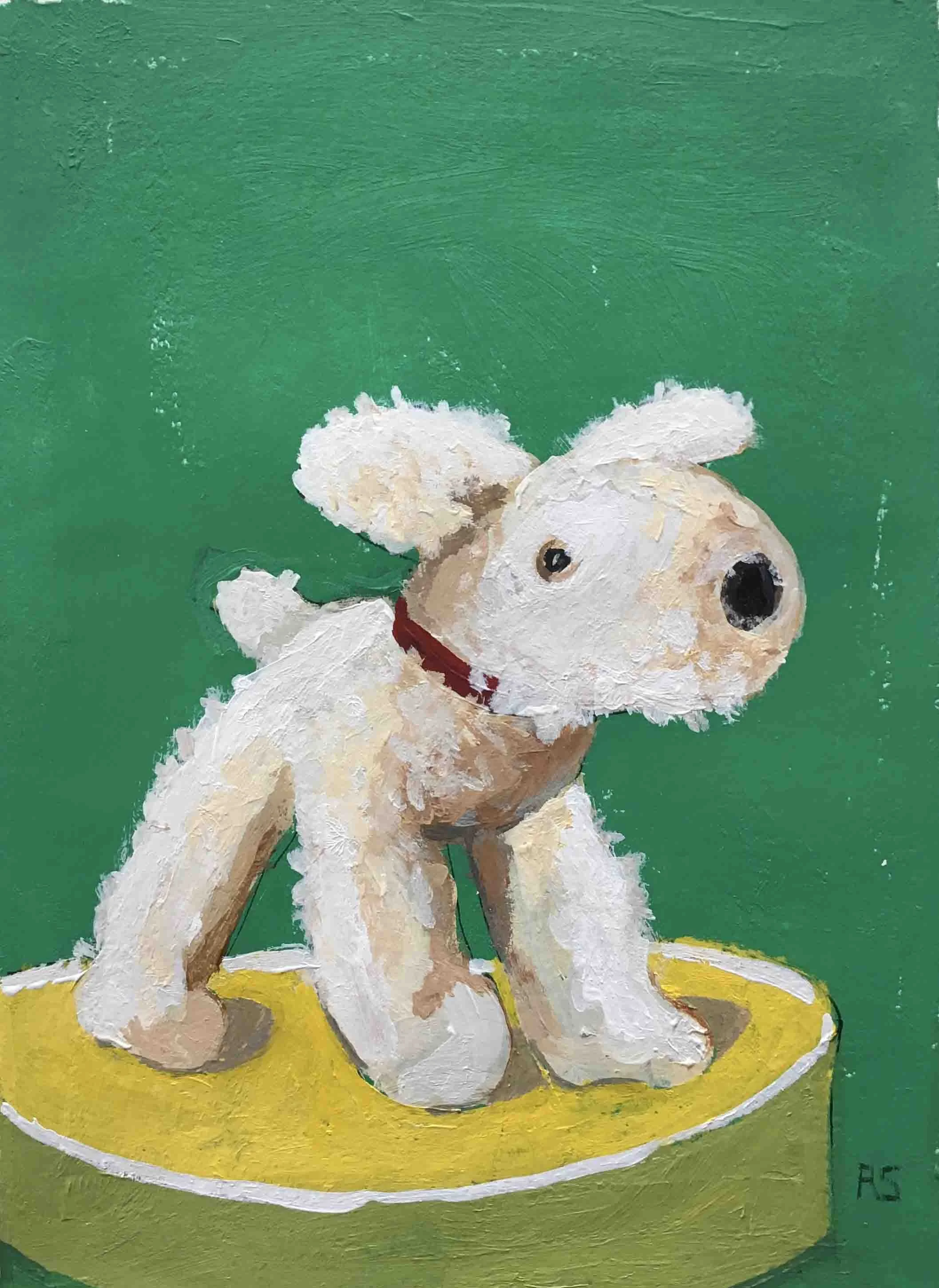 Get me out of here. Acrylics on paper, 20.5 x 15 cm.