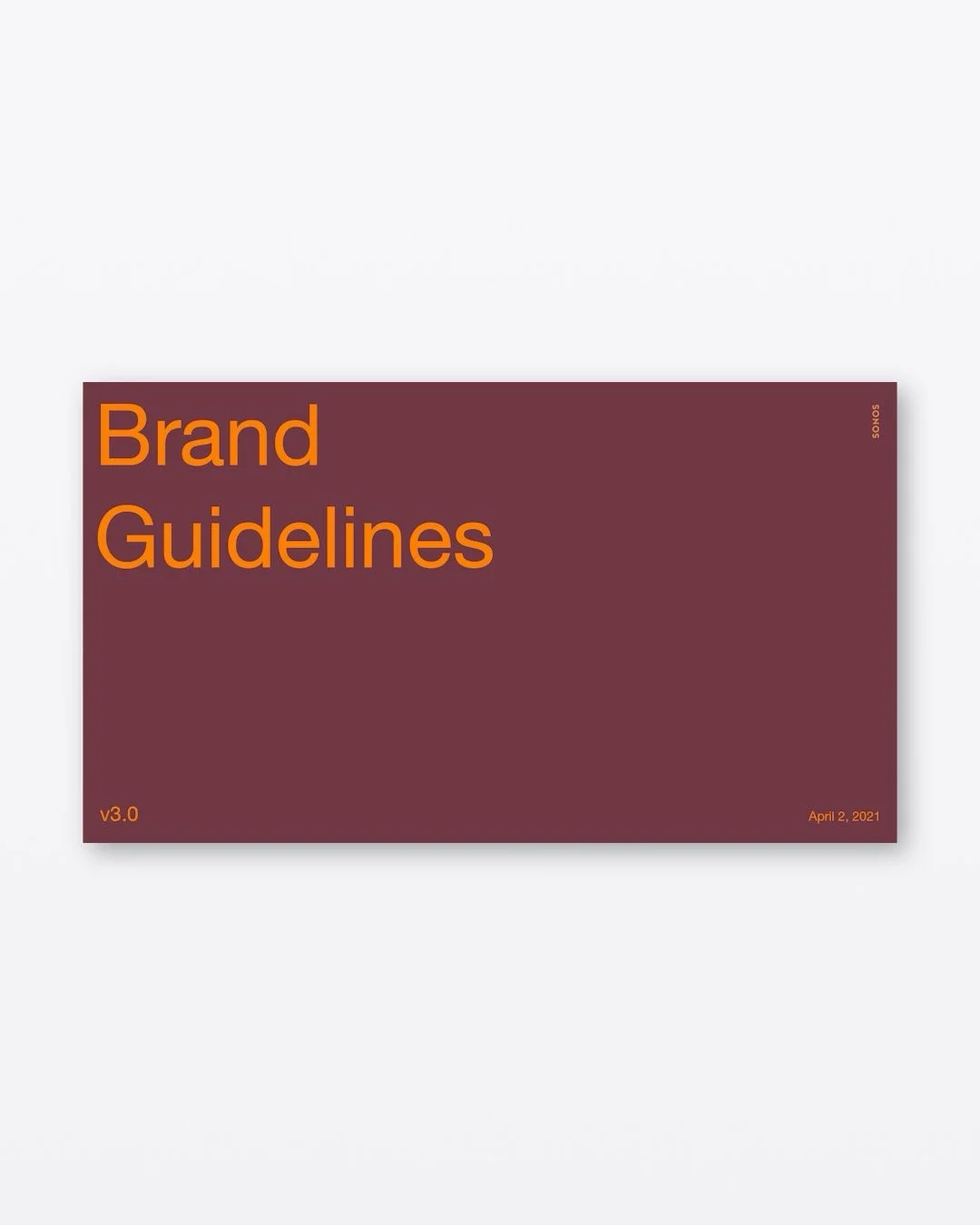 (311) Brand Guidelines - Sonos - 2021

@sonos share an in-depth peak into their brand guidelines. This deck's a great example of everything you should include when defining your visual identity.

Slideshowcase is the best place for exceptional deck d