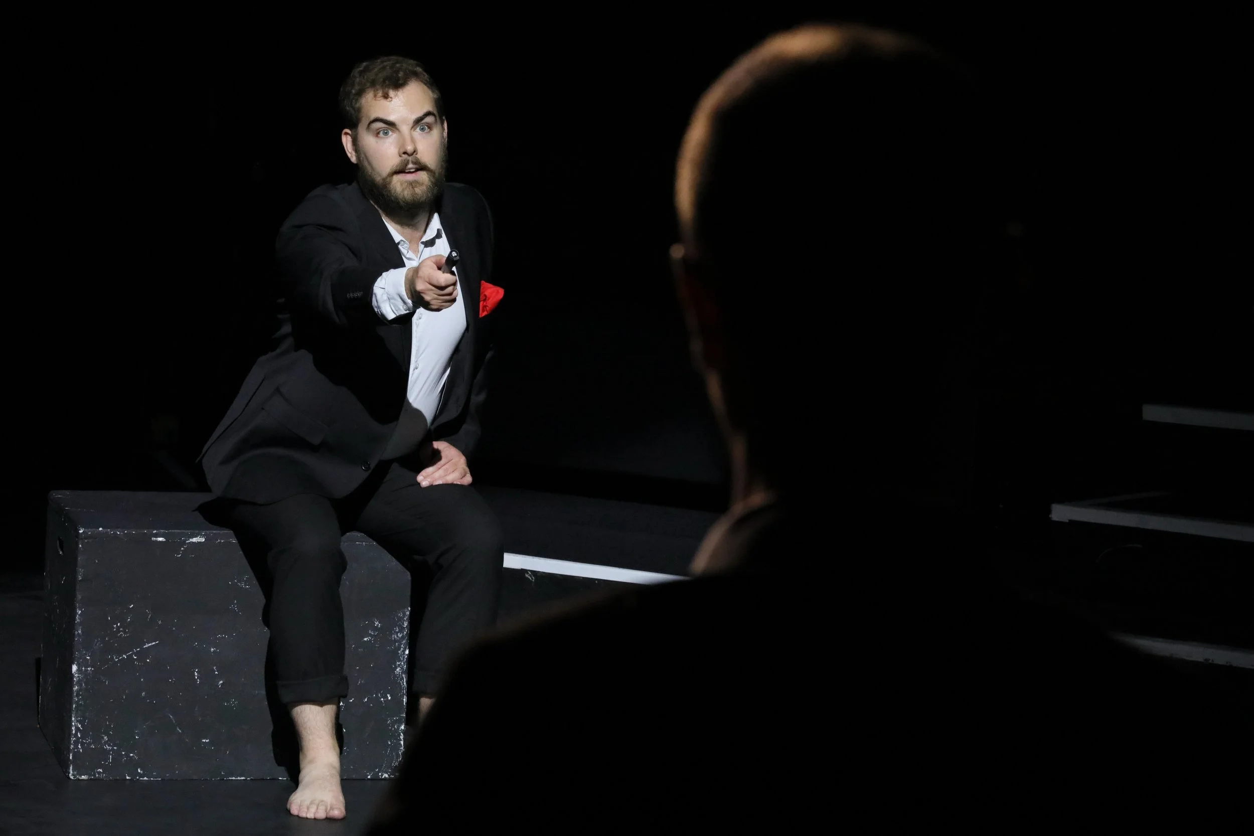Stage moment from Bermondsey, 1983, Forensis Music Theatre, 2023