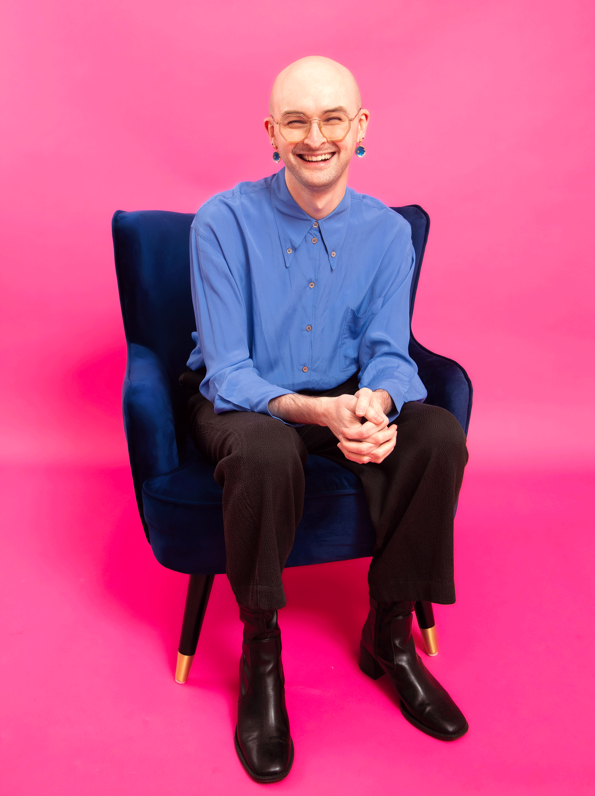 Portrait photograph of Gareth Mattey, writer, dramaturg, translator and director