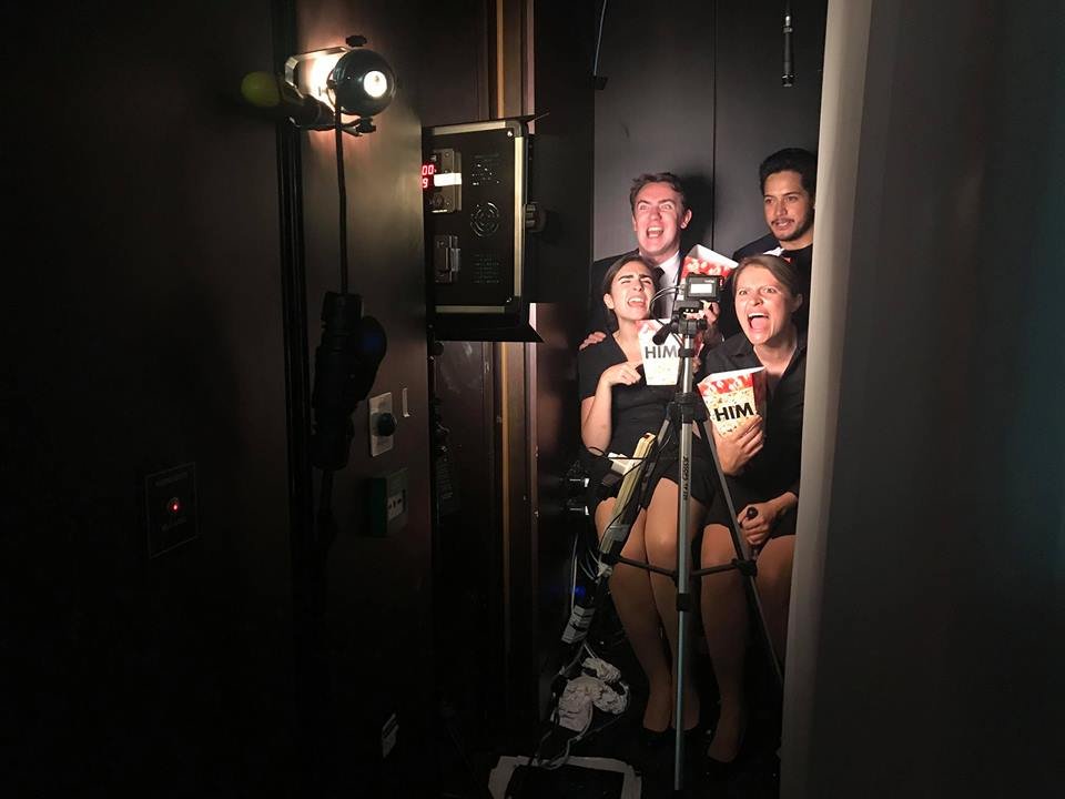 Performers in Reel Woman, Opera Makers production at Guildhall School of Music and Drama, 2018
