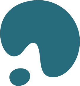 Question mark icon with dark teal color.