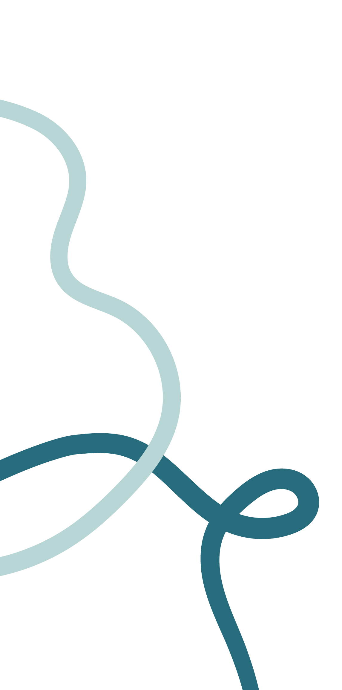 Abstract digital lines in shades of blue on black background.