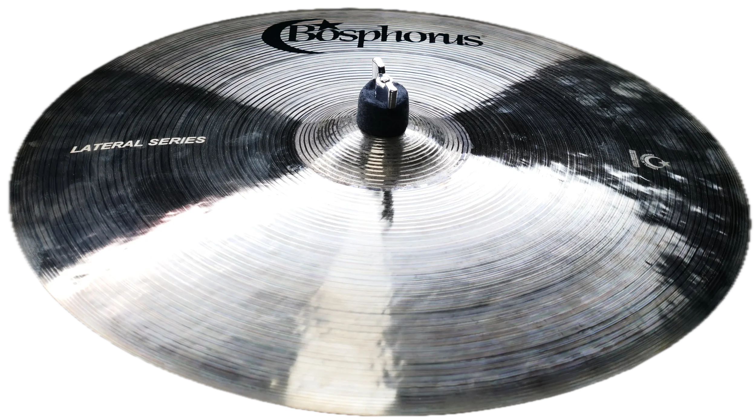 Close-up of Anthony Stanislavski signature cymbal called the Lateral Series by Bosphorus Cymbals.