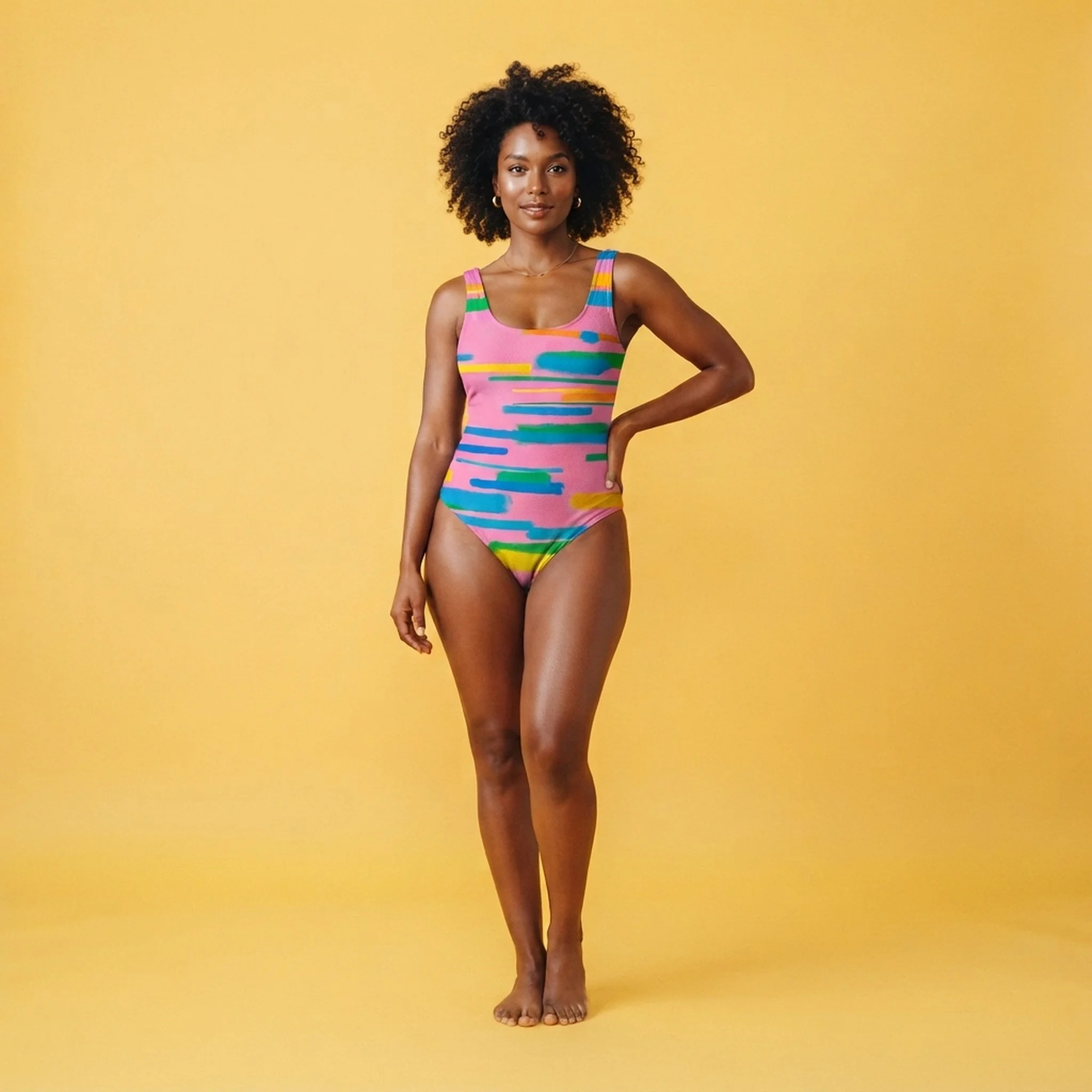 Urban Vibration, Pattern on Swimsuit