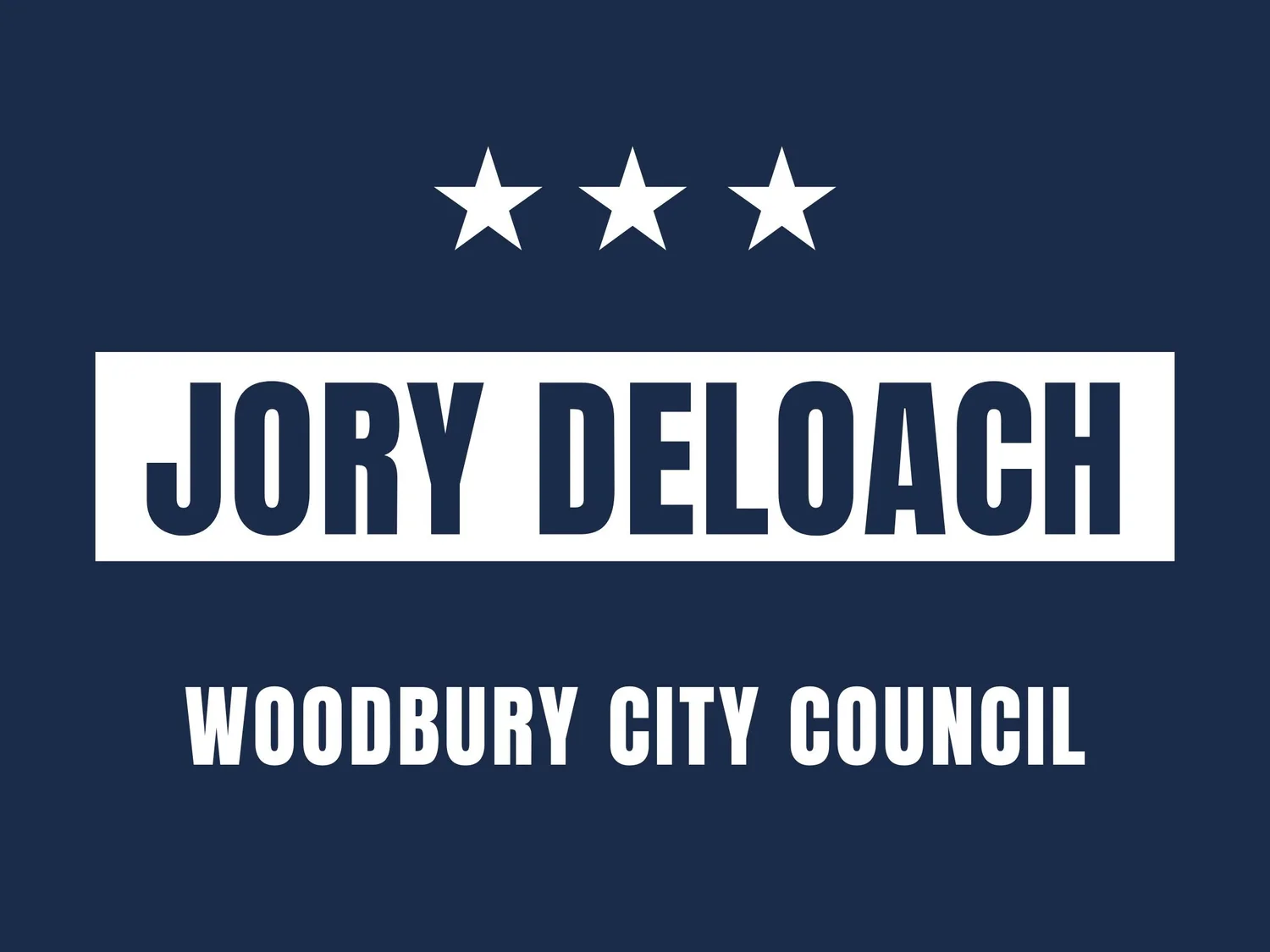 Jory DeLoach for Woodbury City Council 2026