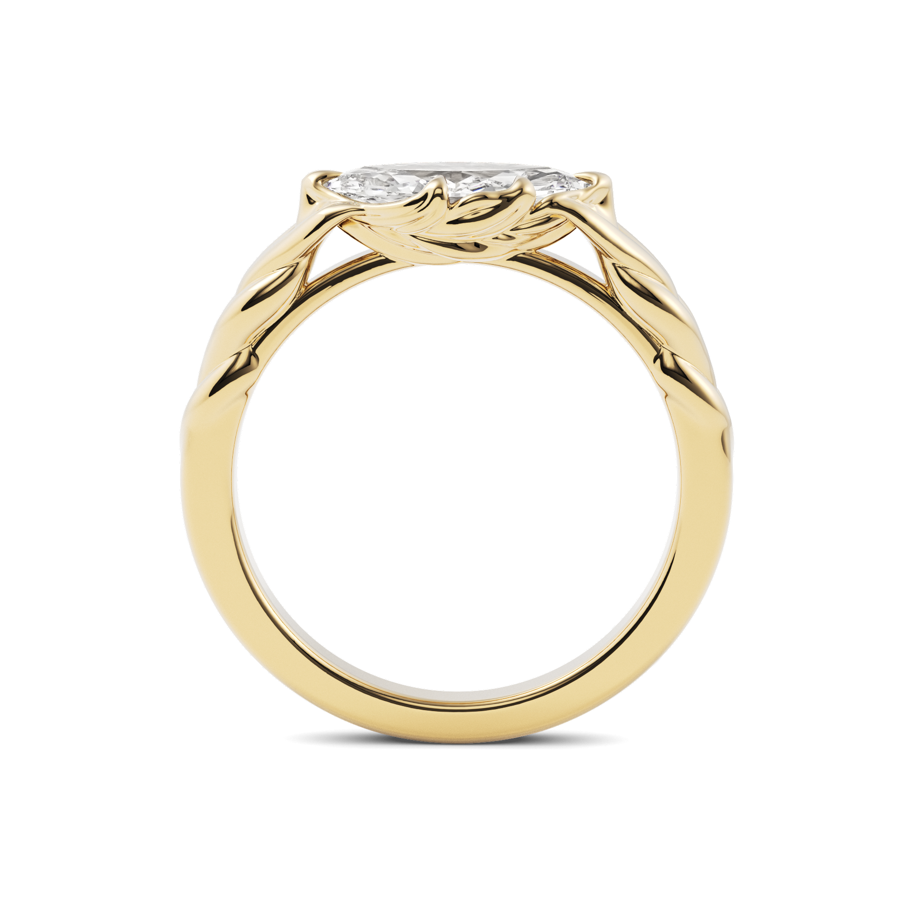 Marquise Leaf Ring Yellow Gold View 01.png