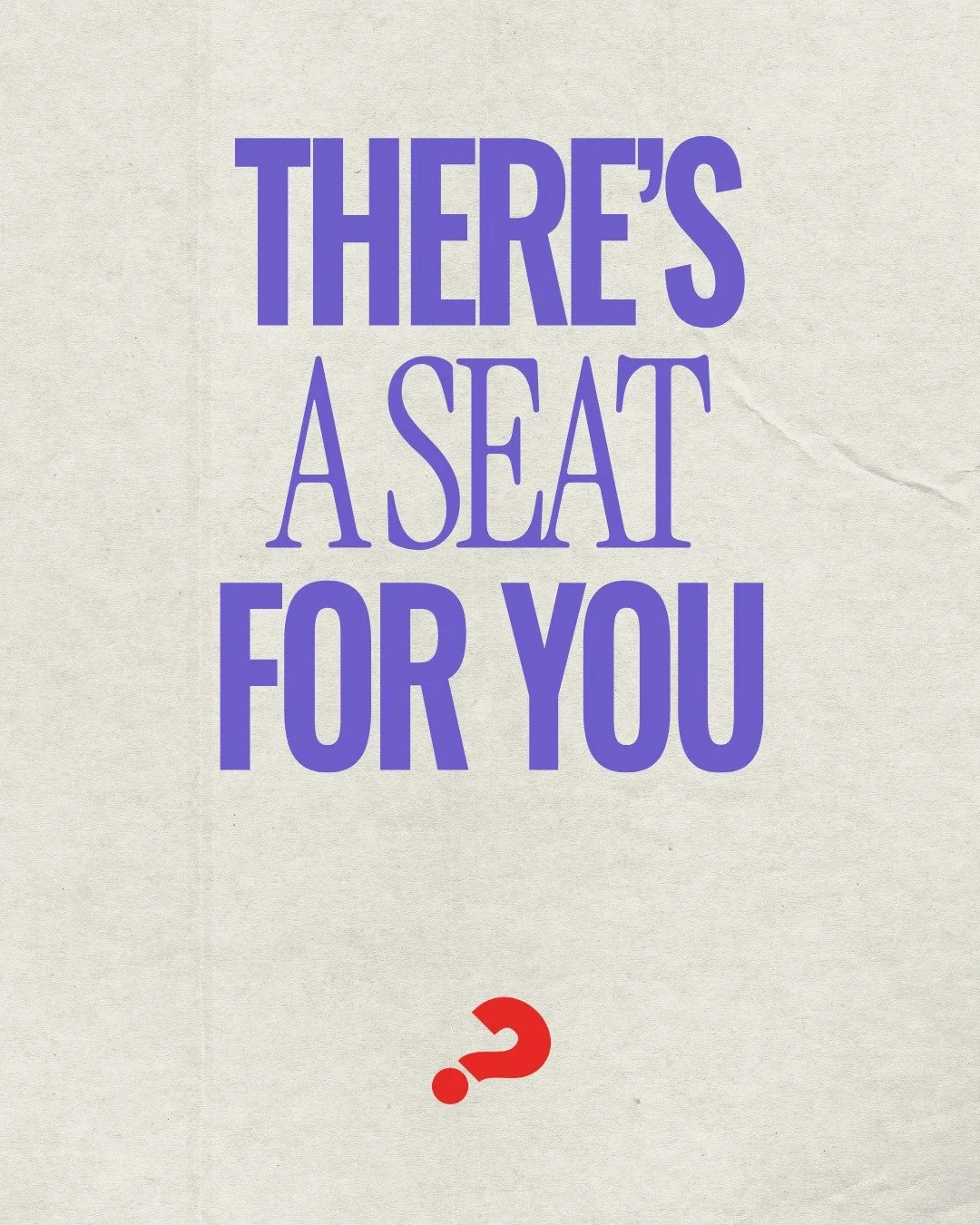 There's a seat for you...

Join us to discuss life's big questions. No pressure. No strings. Just space for good food, interesting talks, and open conversations. That&rsquo;s it. Come along, see what you think.

📅 This Monday 7pm
📍Evangel Church, C