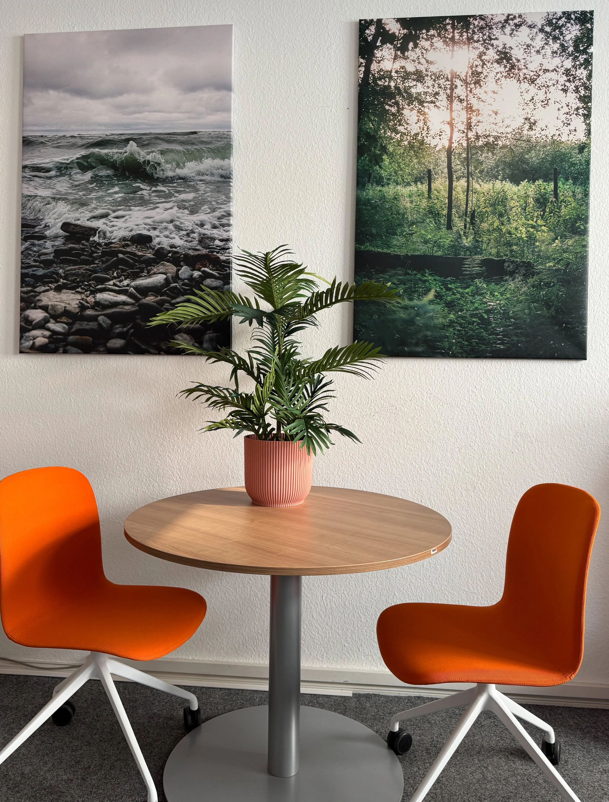 Einladender Raum für Coaching-Gespräche, ruhig und vertrauensvoll gestaltet.