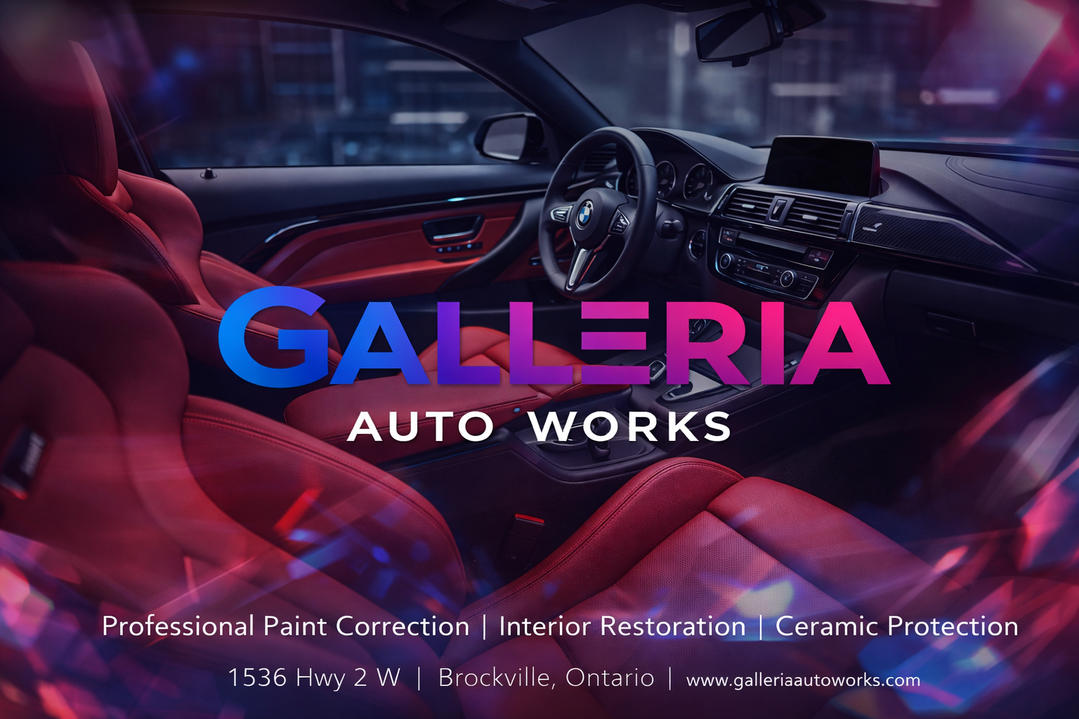 Why choose Galleria Auto Works Is for Detailing Services in Brockville