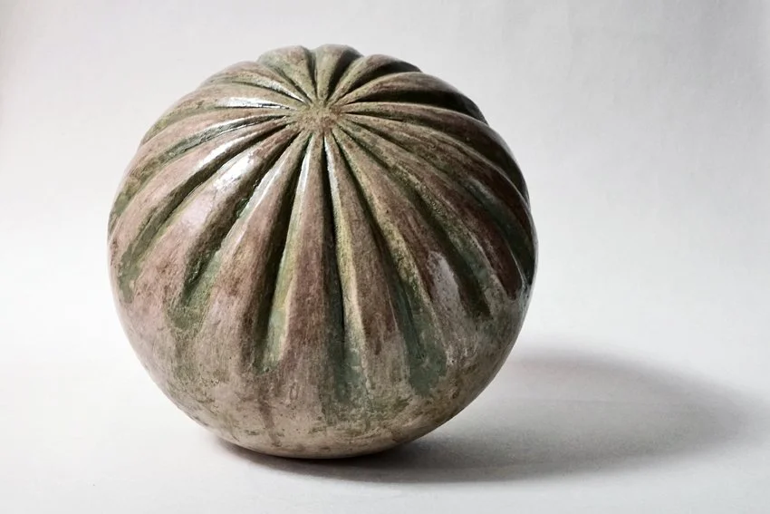 ceramic-sculpture-sphere-nickel-grooves-stoneware-full.JPG