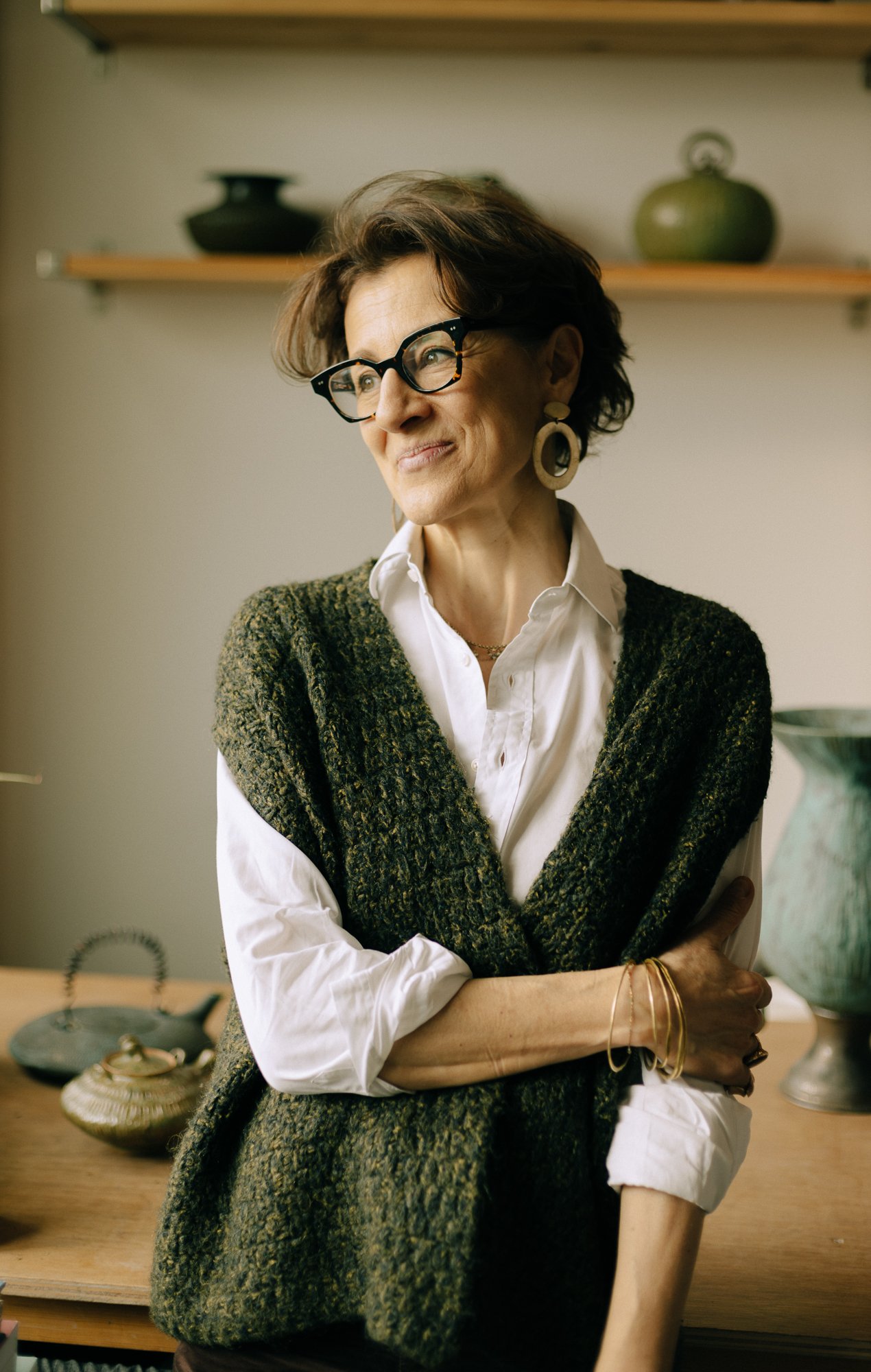 Portrait of ceramic artist Ottavia Sitia
