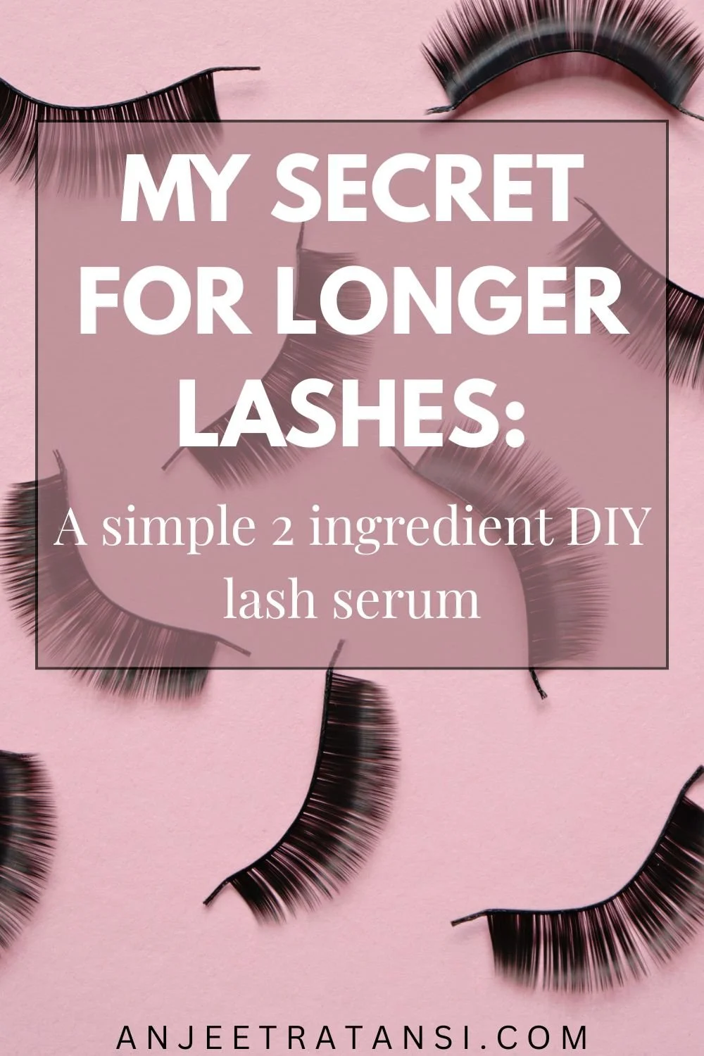 My secret for longer lashes: A simple 2 ingredient DIY lash serum