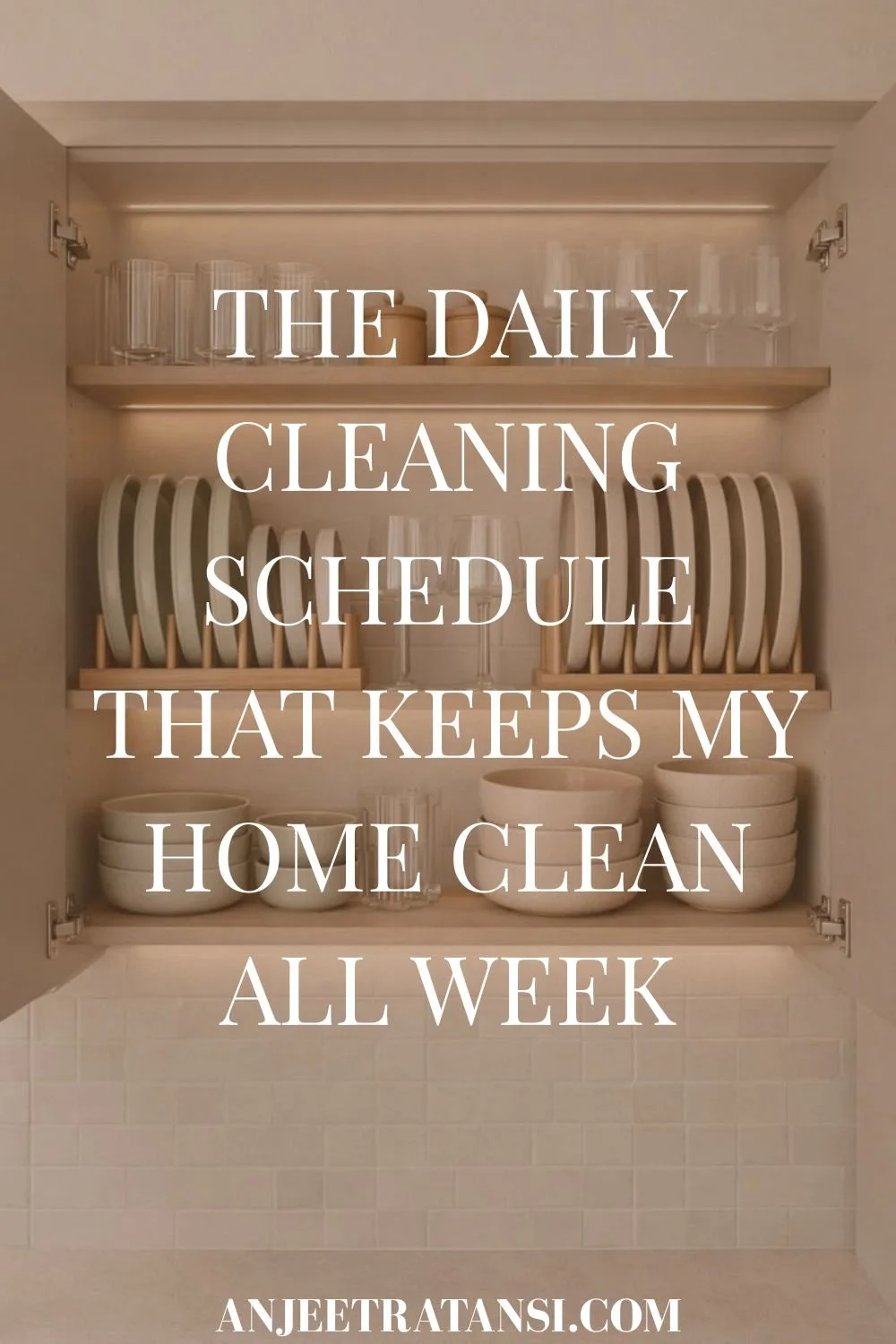 The daily cleaning schedule that keeps my home clean all week 