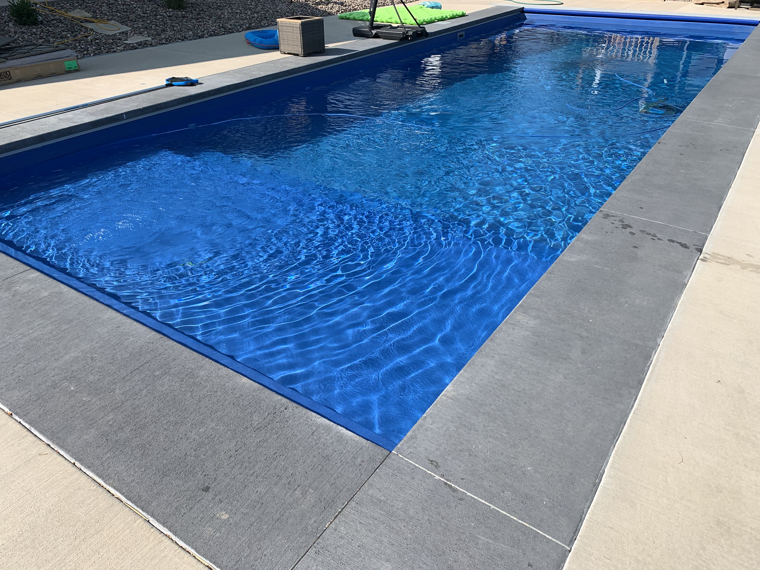 Finished pool
