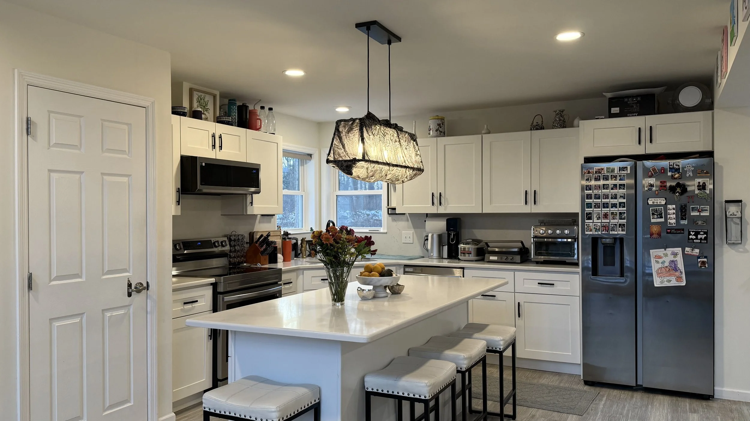 Our kitchen ready for culinary goodness!