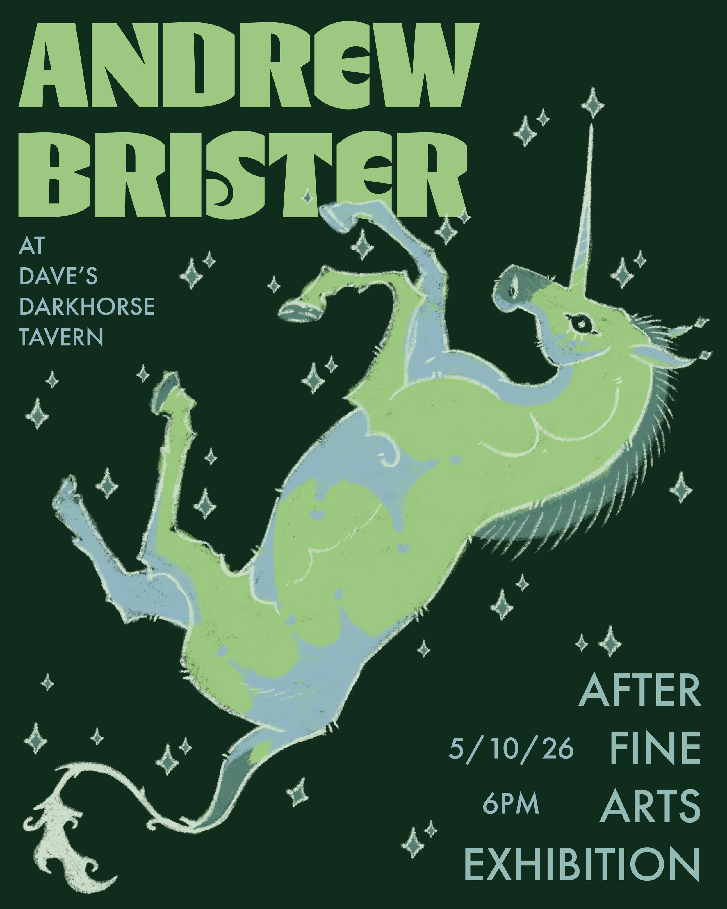 Andrew Brister After Party - Event Poster