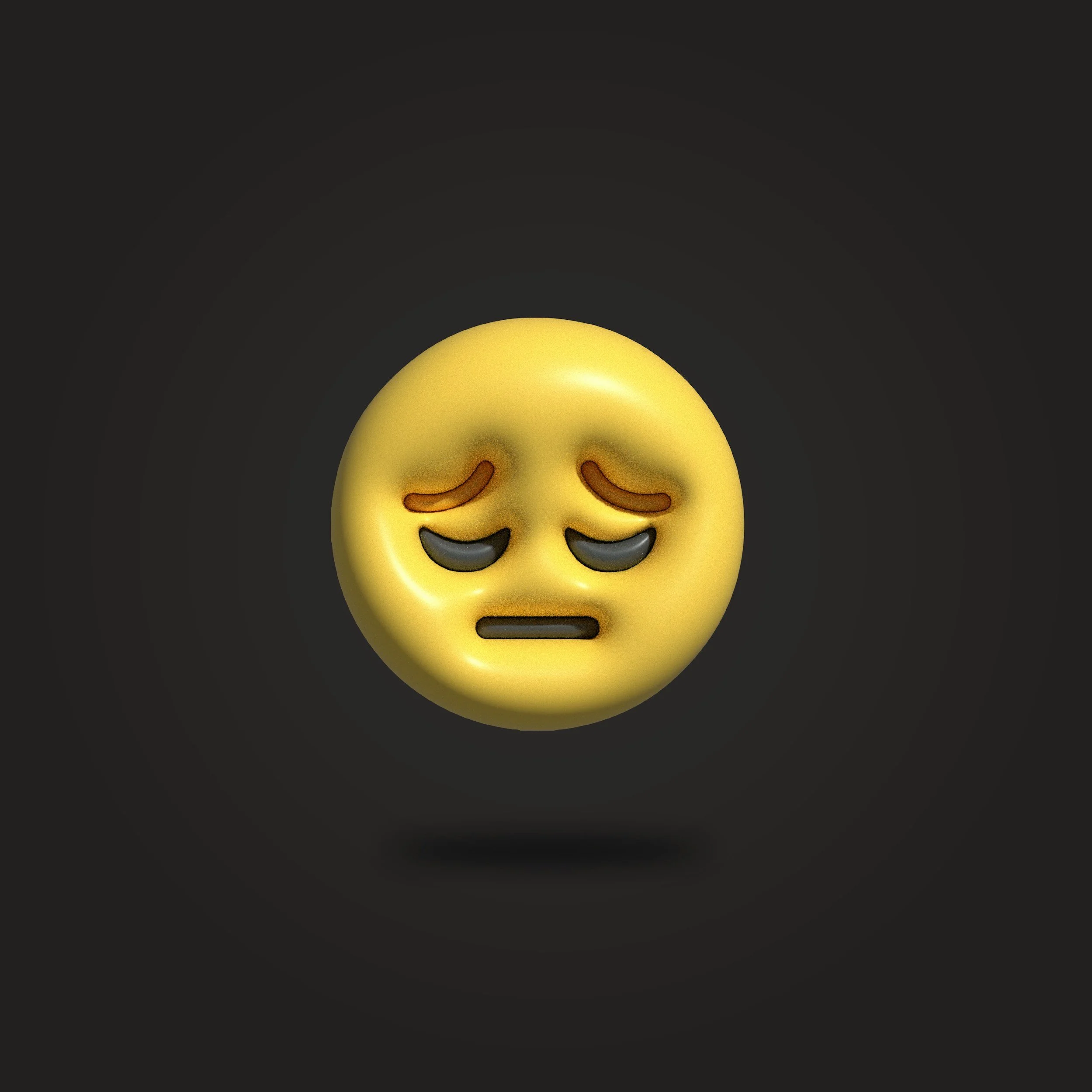 unhappy face emoji