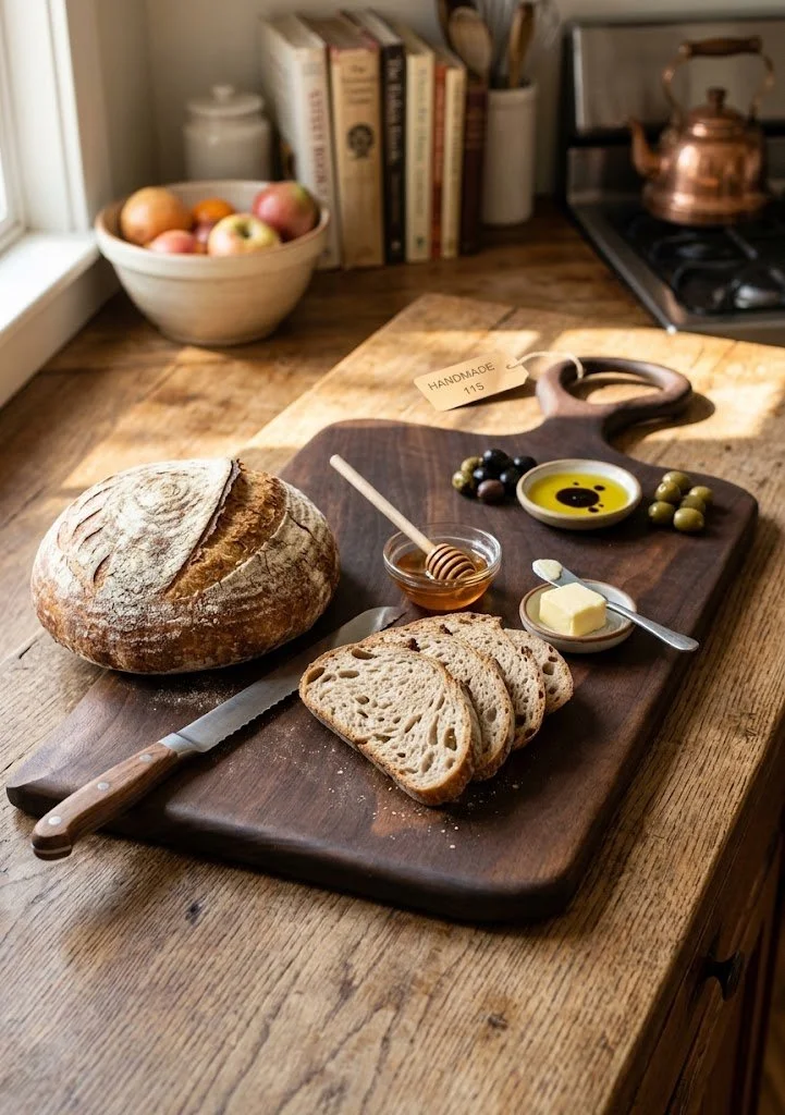 Shadow & Grain Live-Edge Bread Board